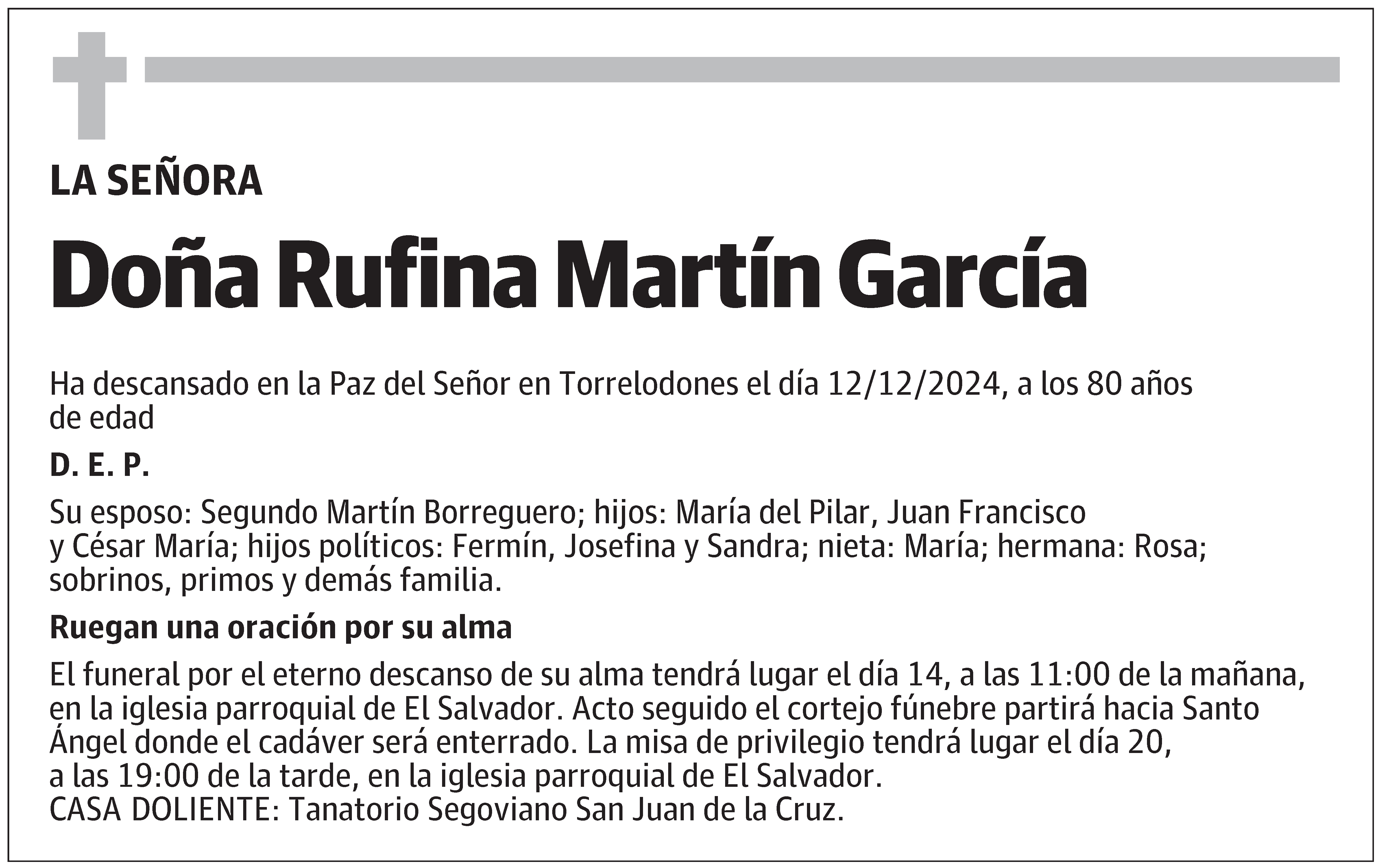 Rufina Martín García