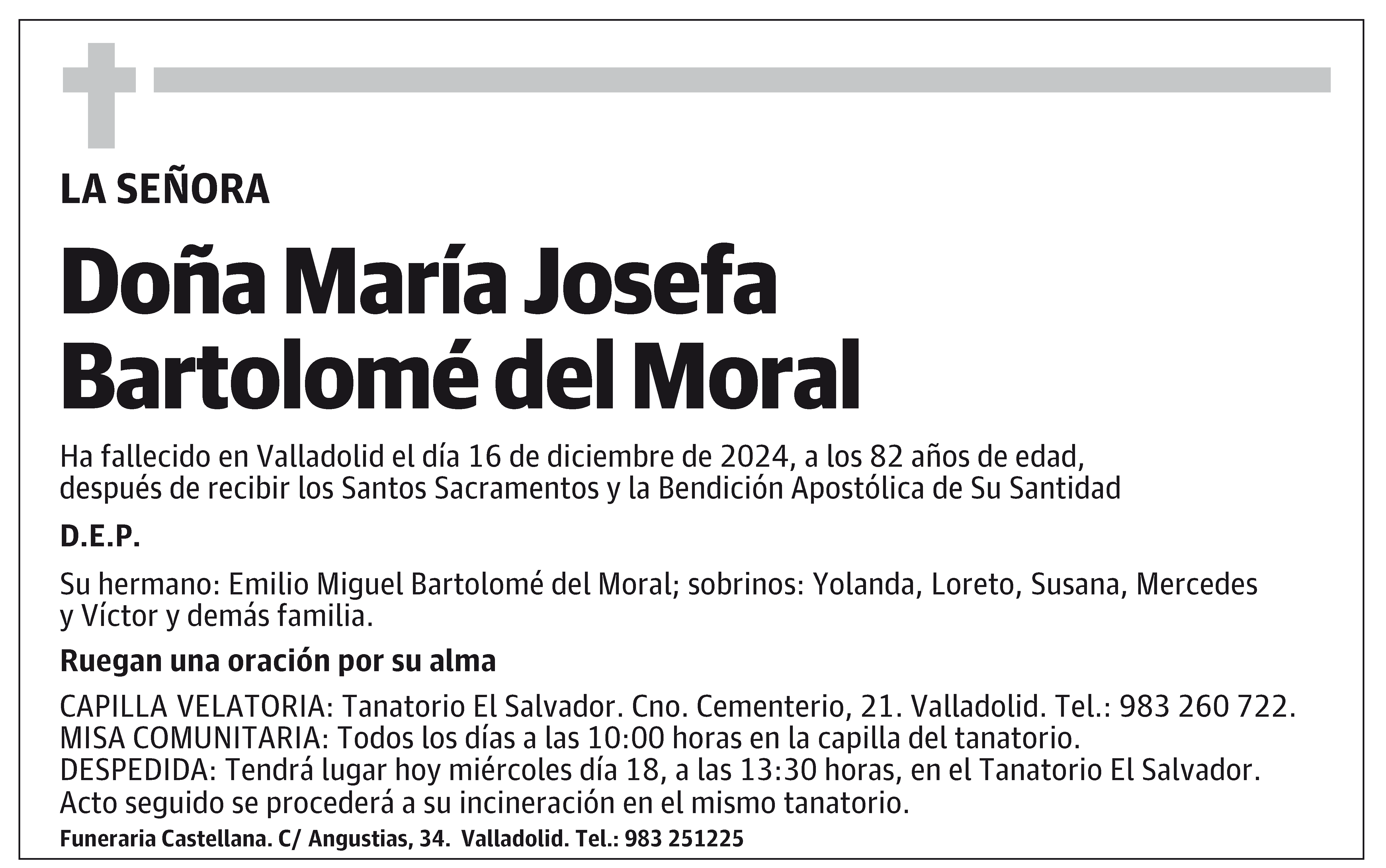 María Josefa Bartolomé del Moral