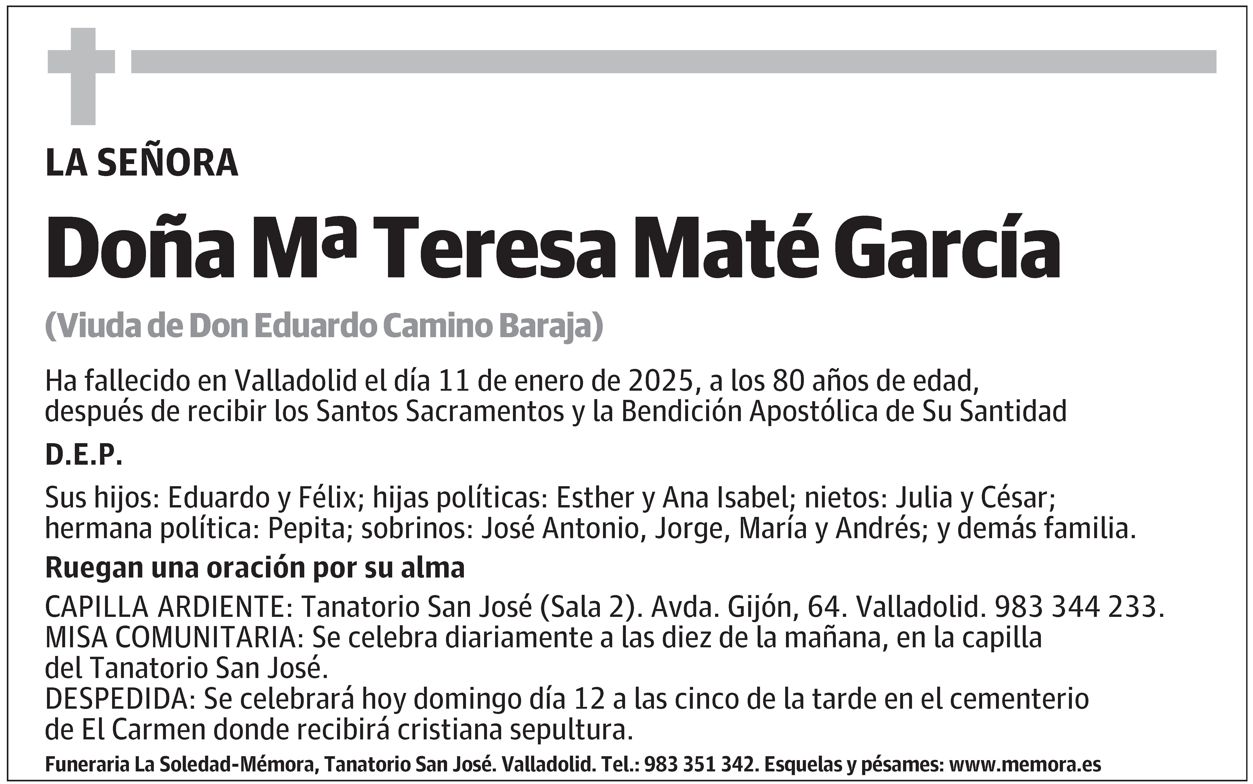 Mª Teresa Maté García