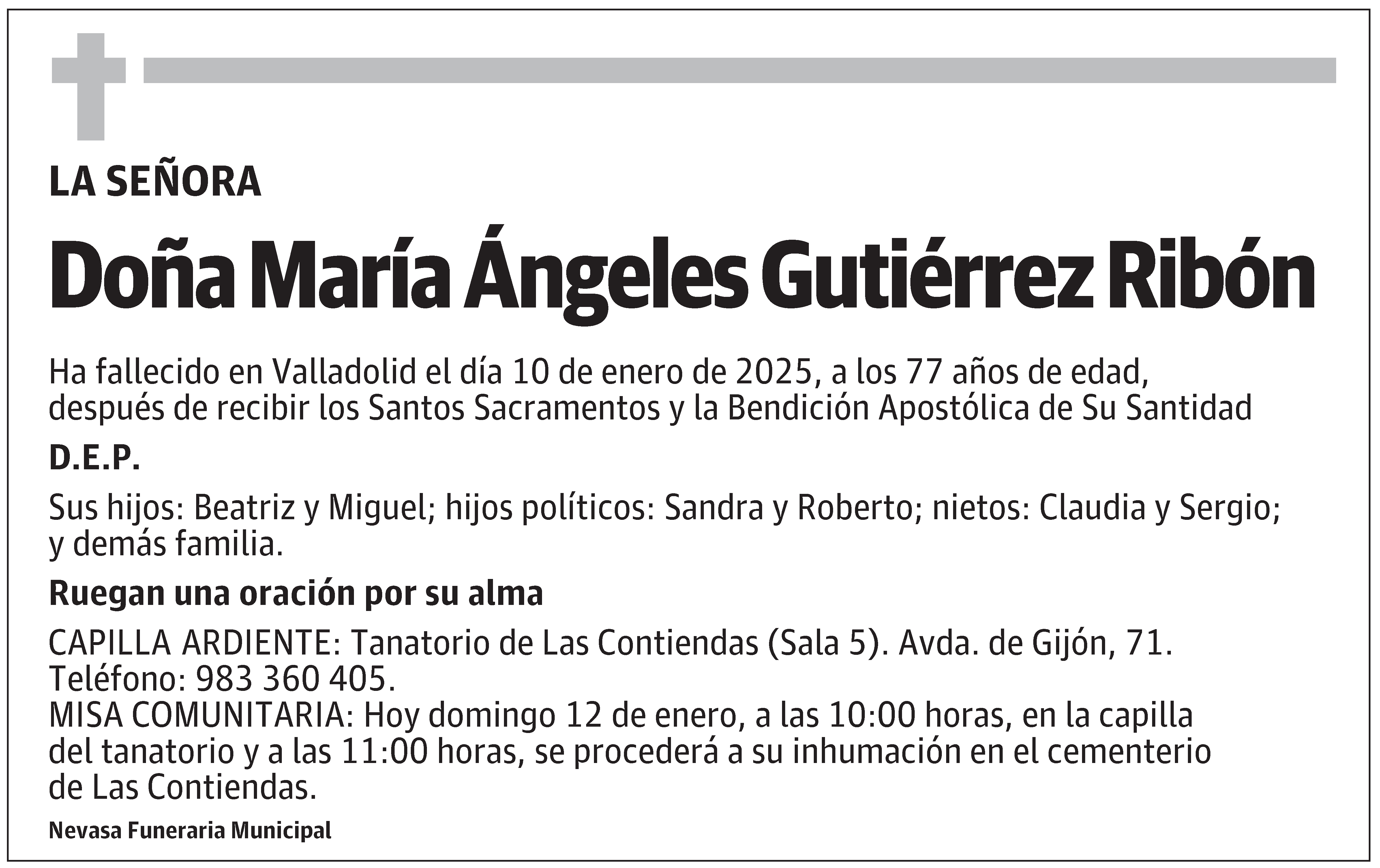María Ángeles Gutiérrez Ribón