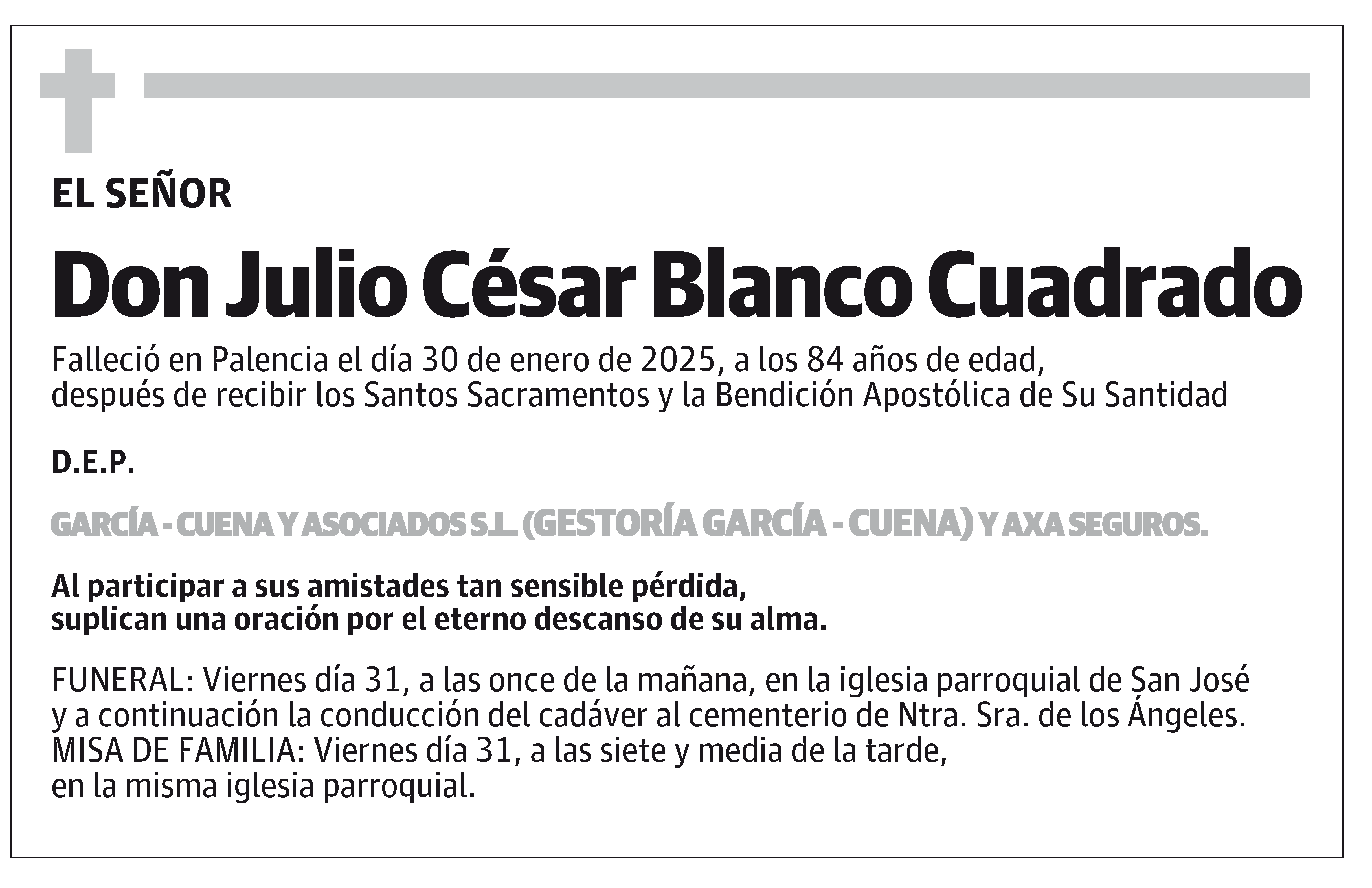 Julio César Blanco Cuadrado