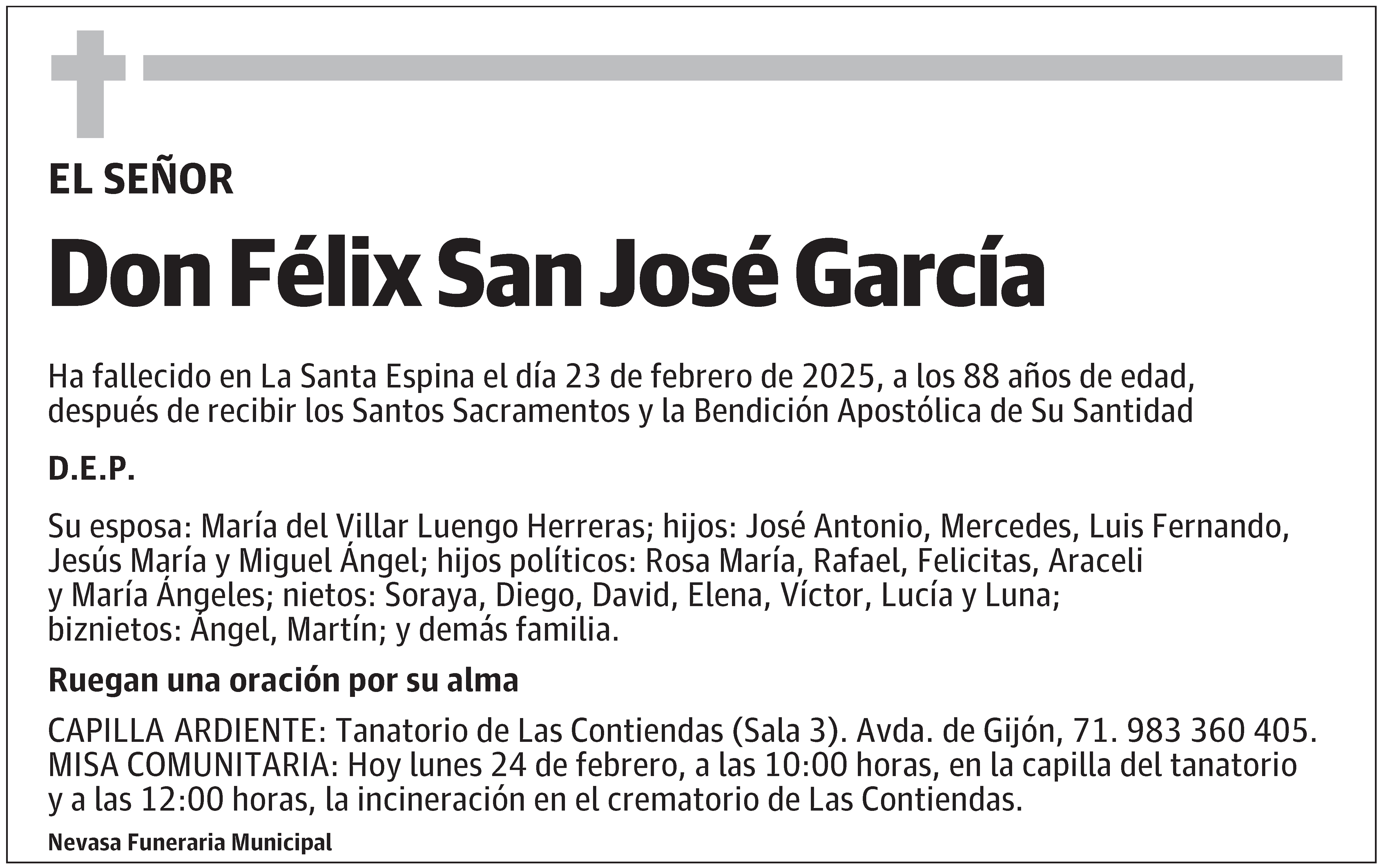 Félix San José García