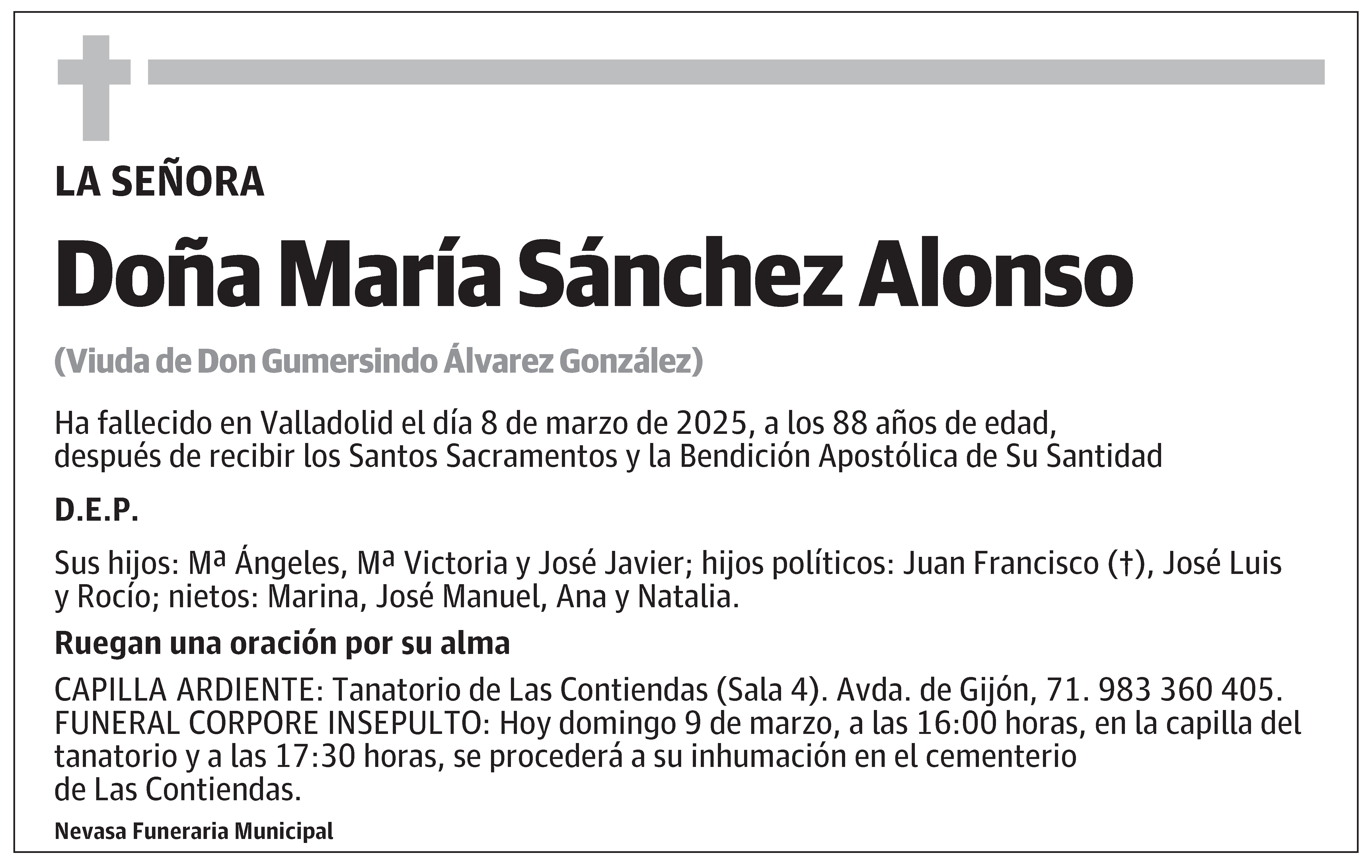 María Sánchez Alonso