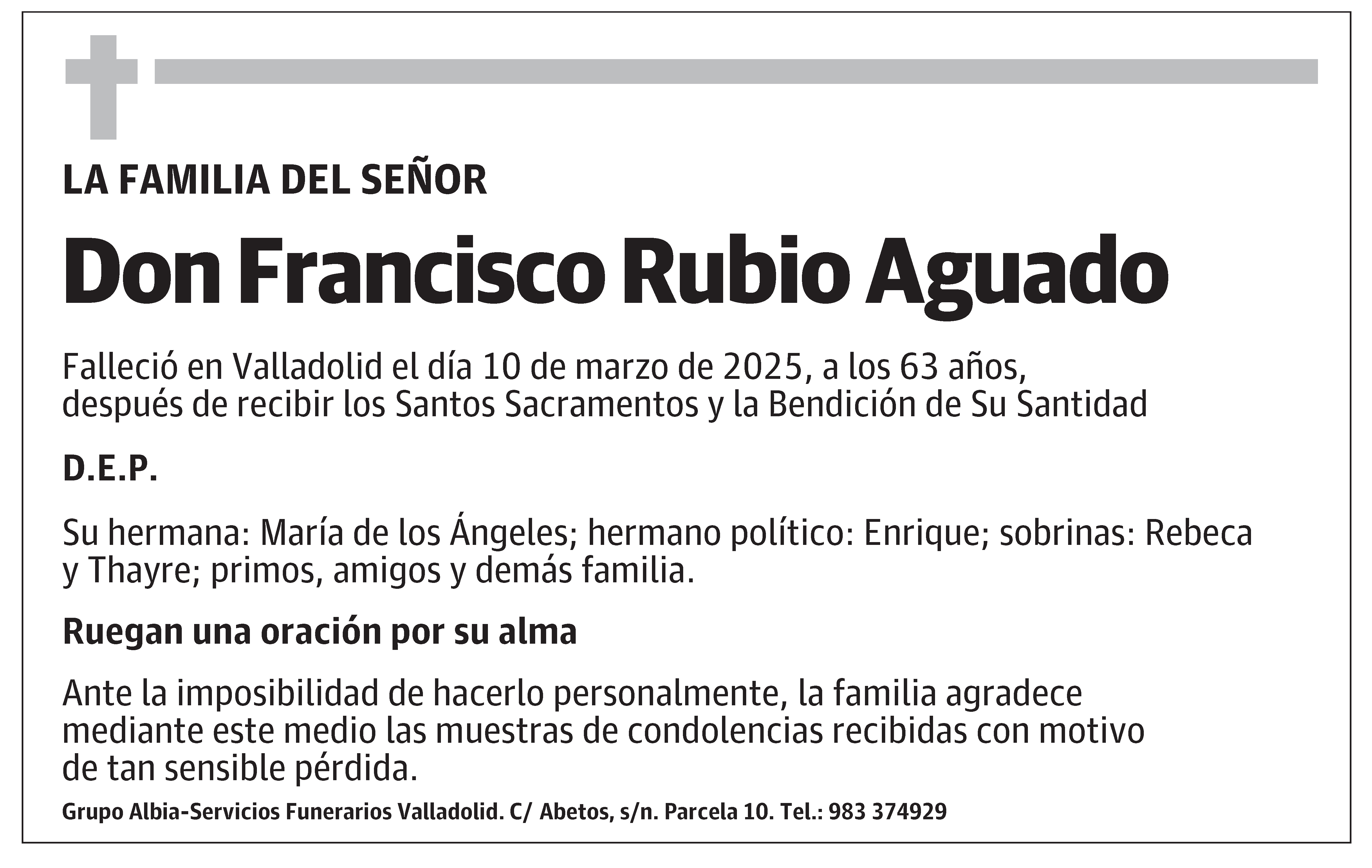 Francisco Rubio Aguado