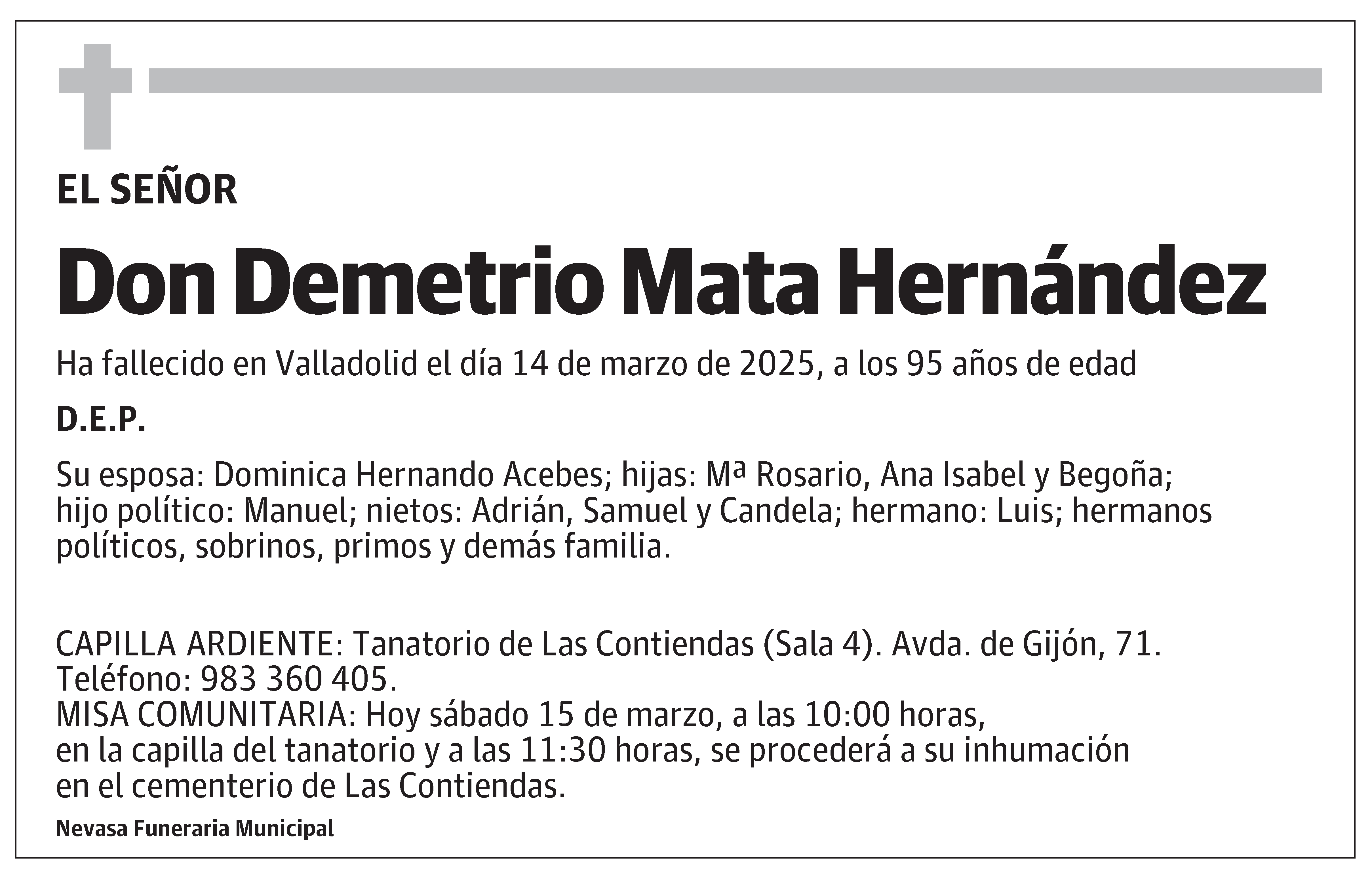 Demetrio Mata Hernández