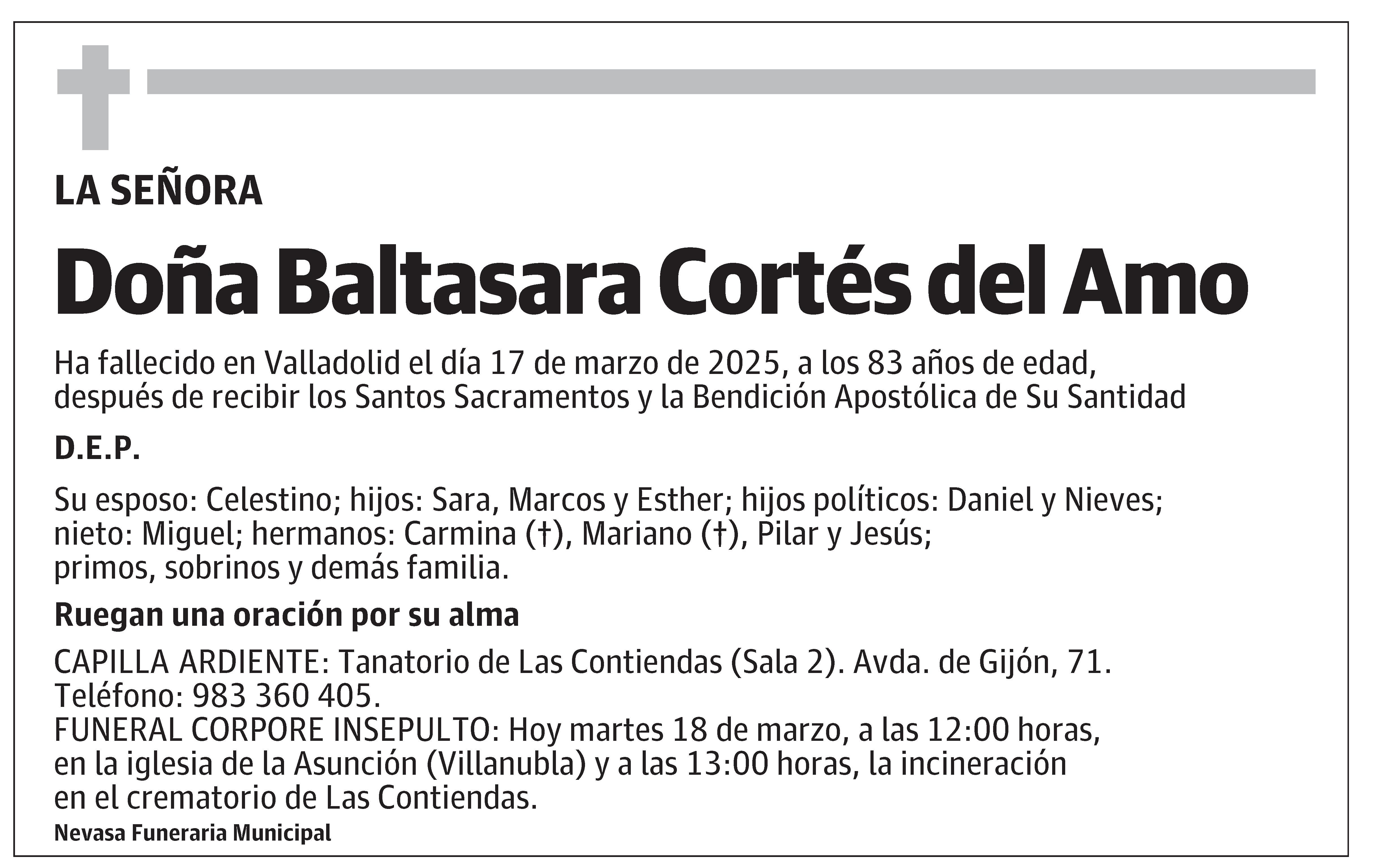 Baltasara Cortés del Amo