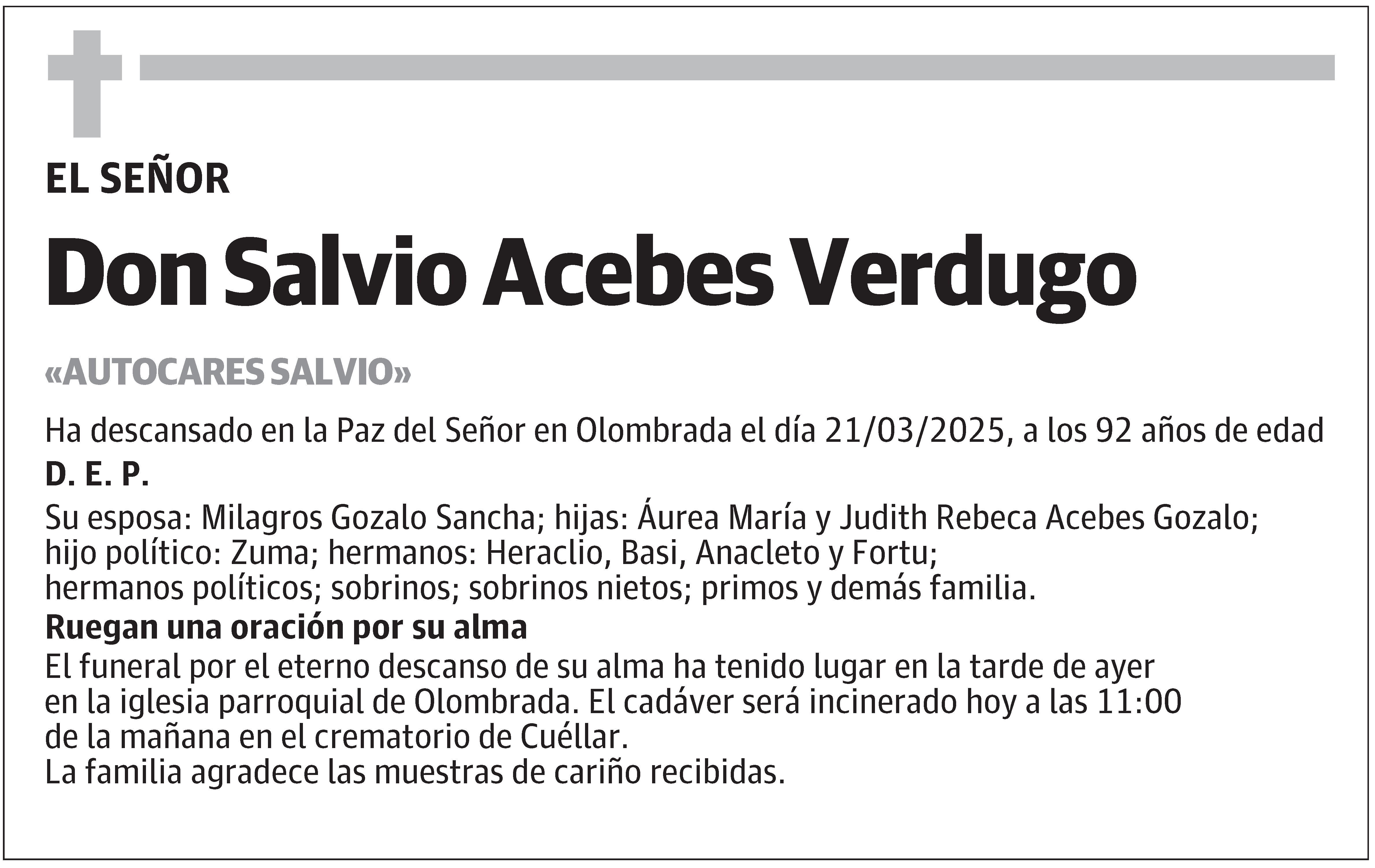 Salvio Acebes Verdugo