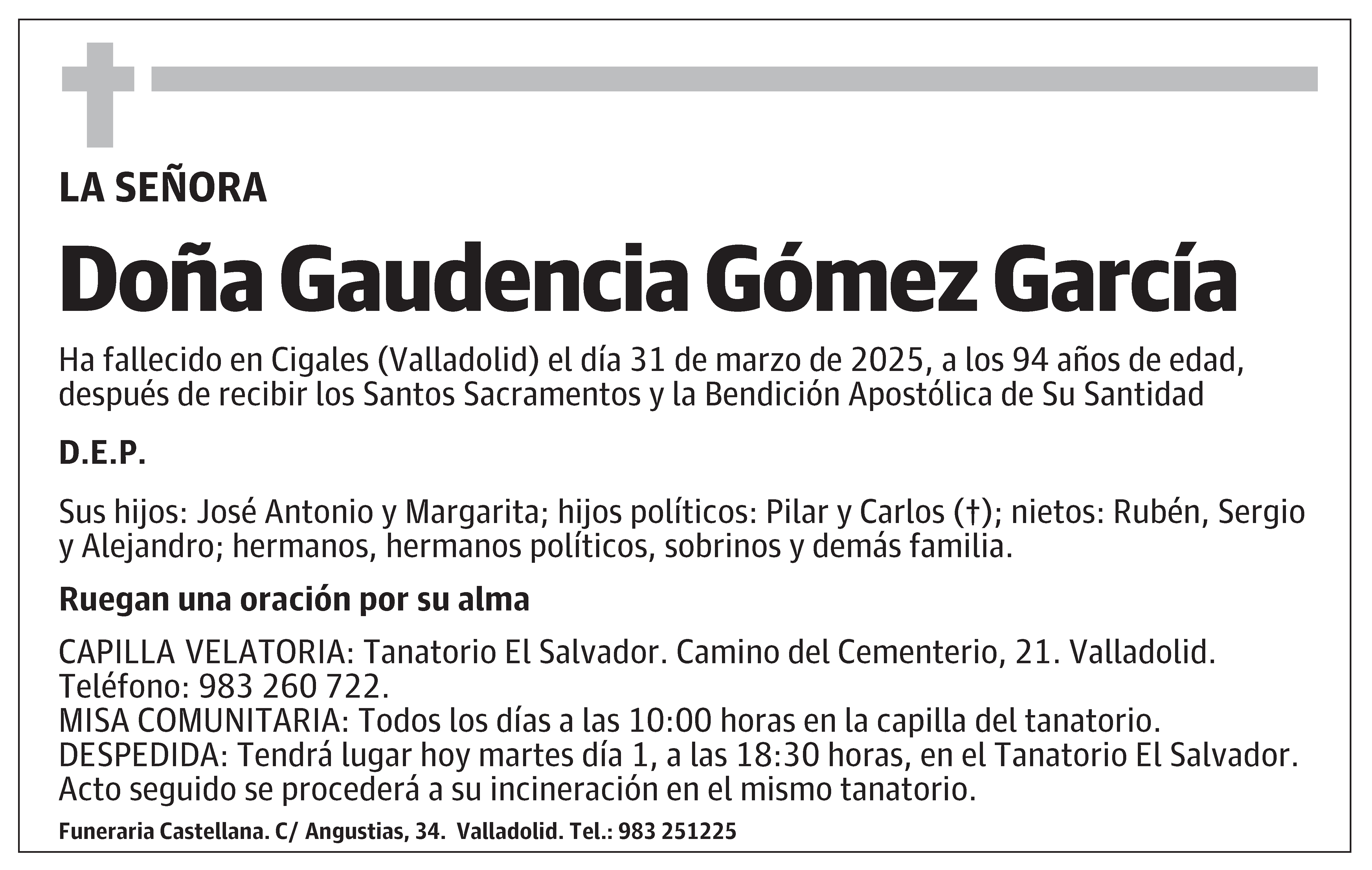 Gaudencia Gómez García