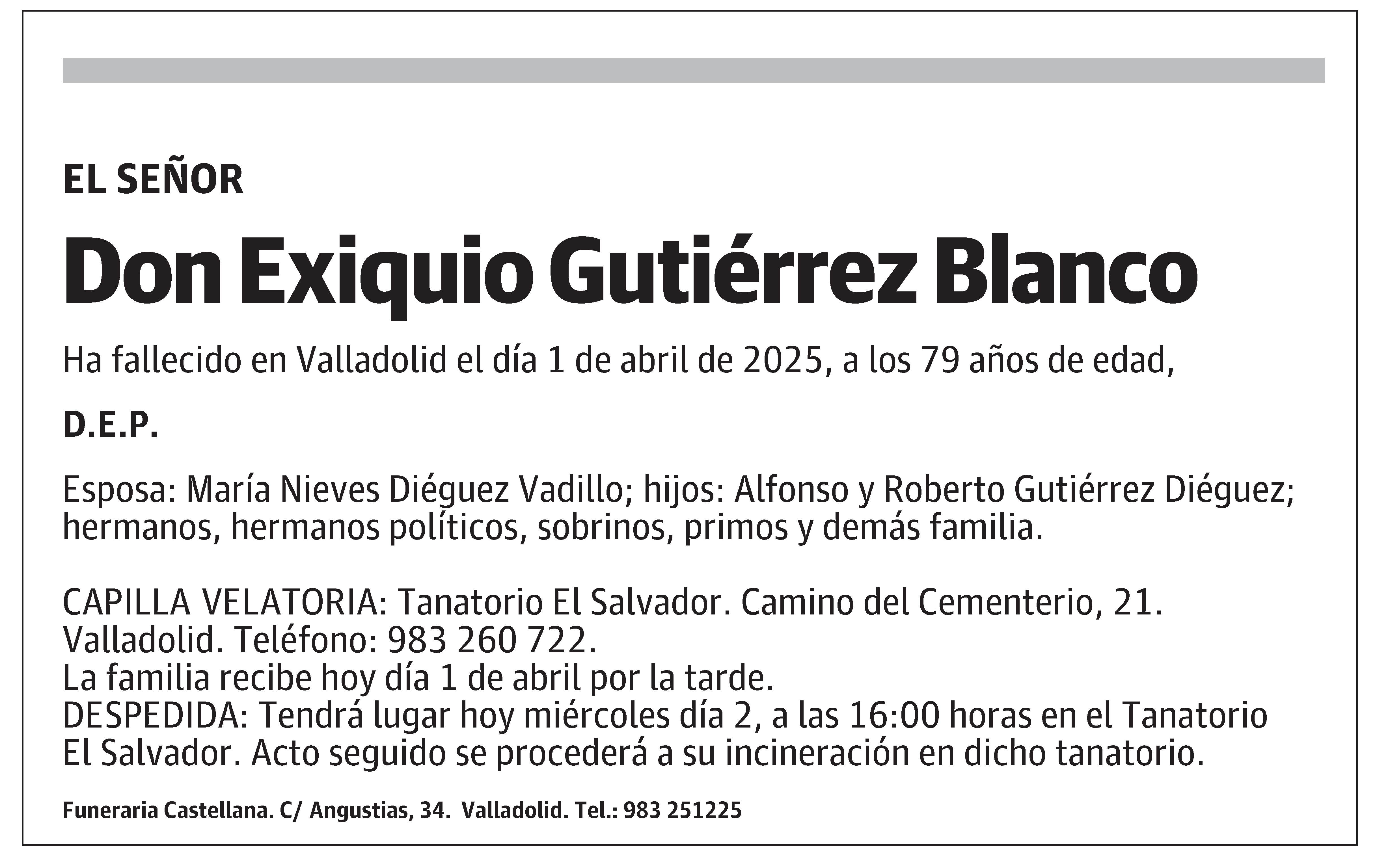 Exiquio Gutiérrez Blanco