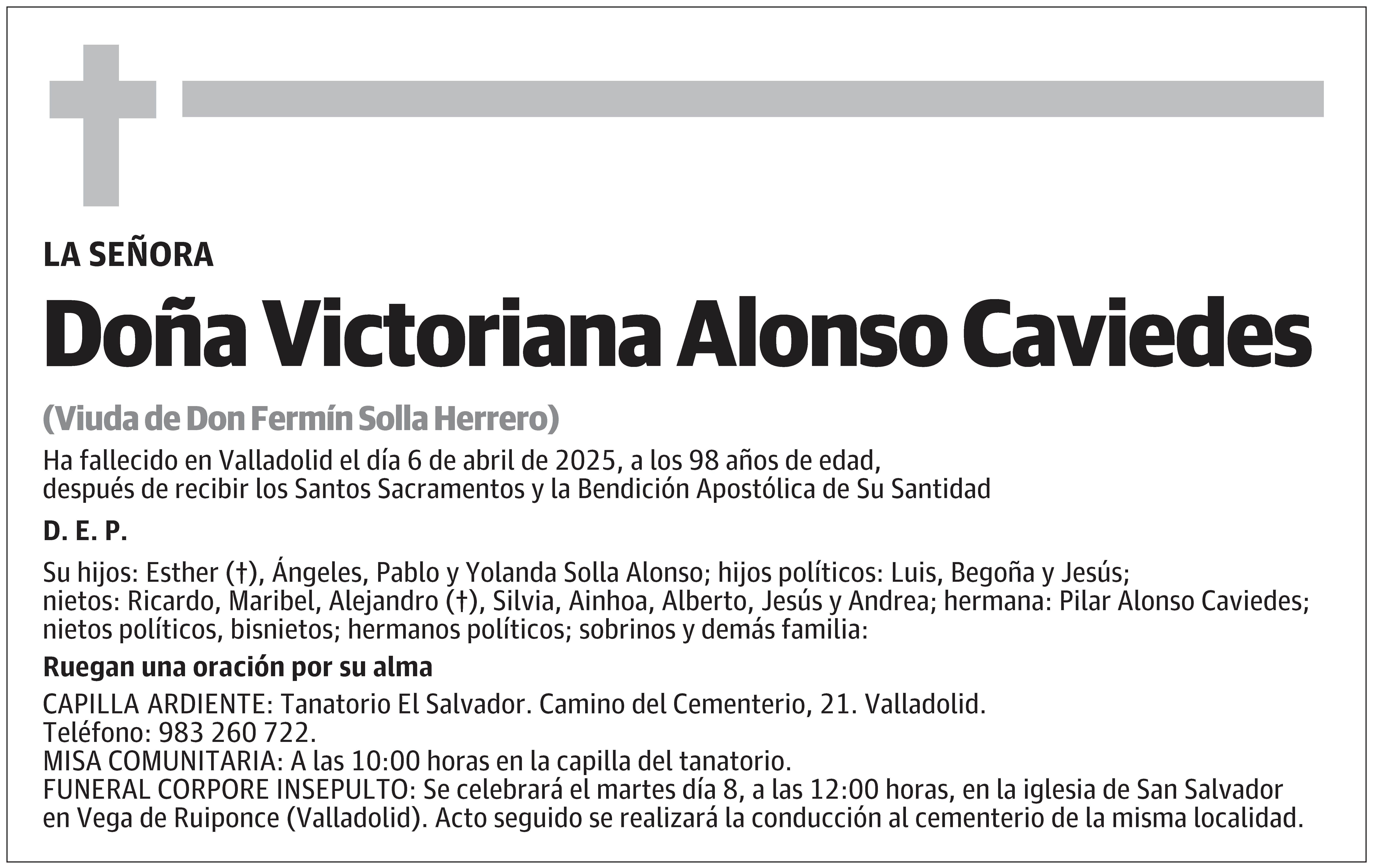 Victoriana Alonso Caviedes