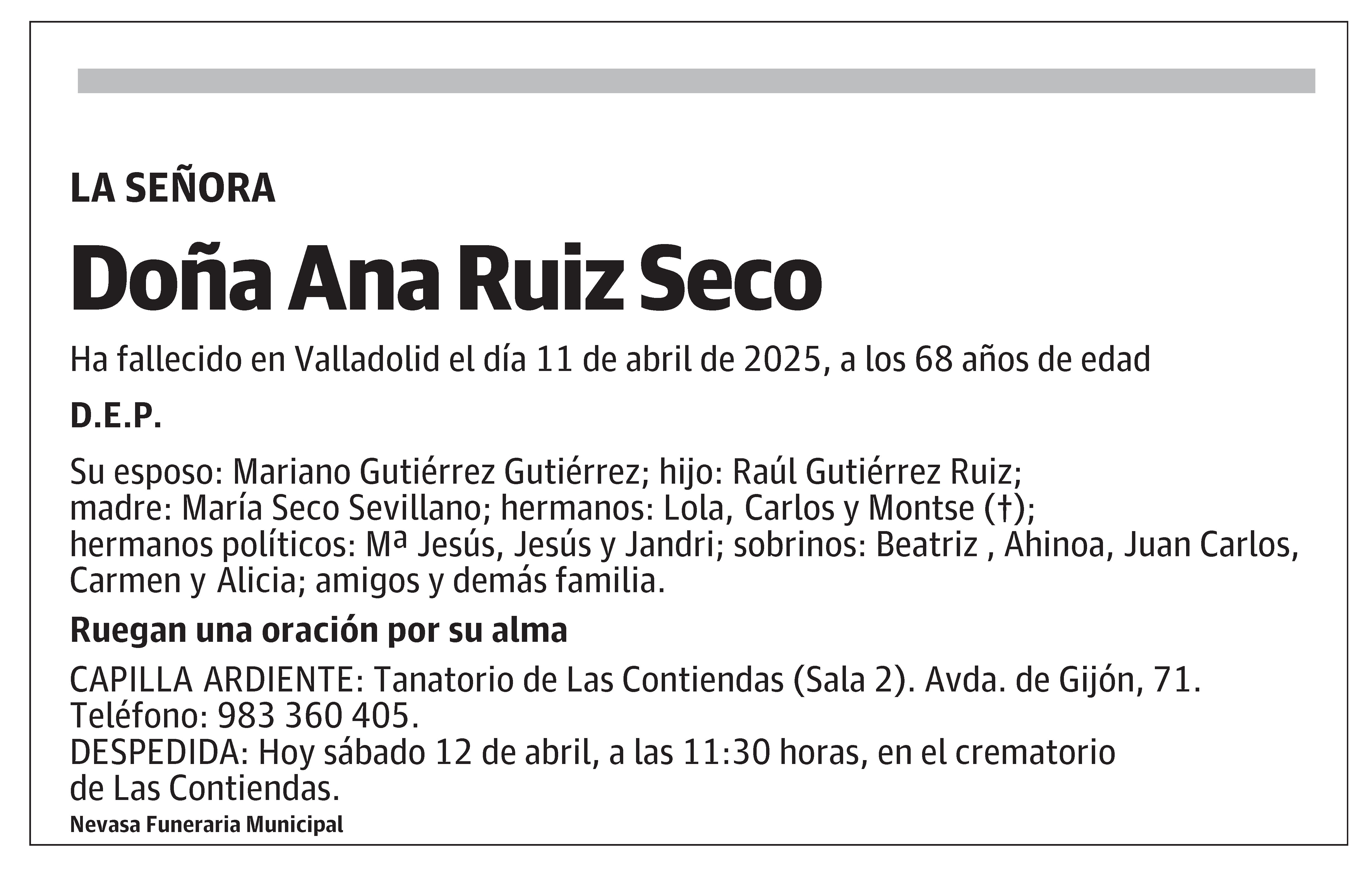 Ana Ruiz Seco
