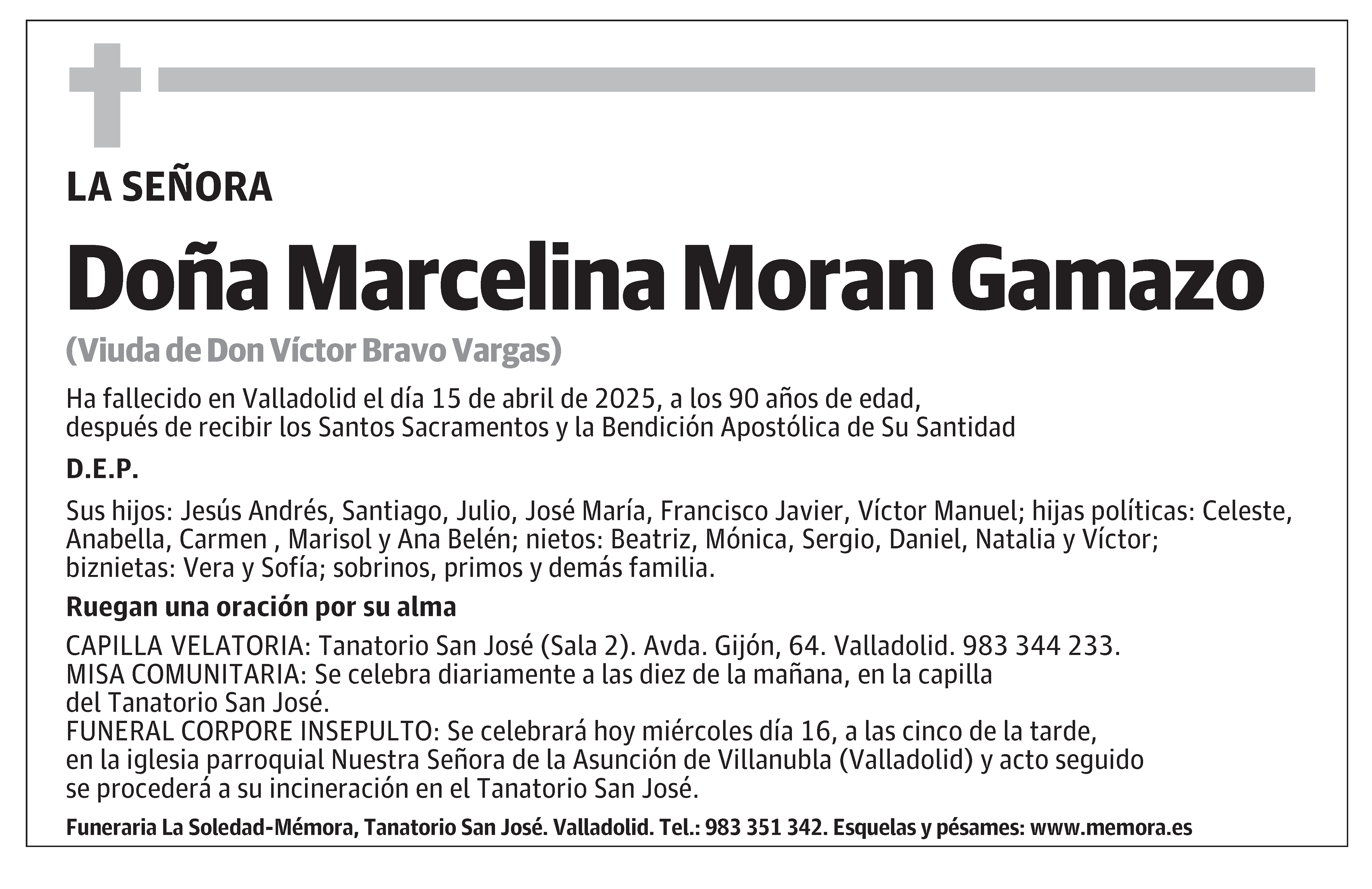 Marcelina Moran Gamazo