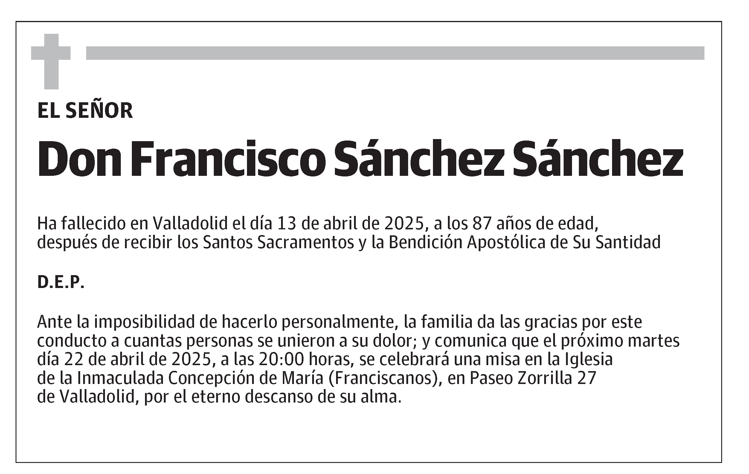 Francisco Sánchez Sánchez