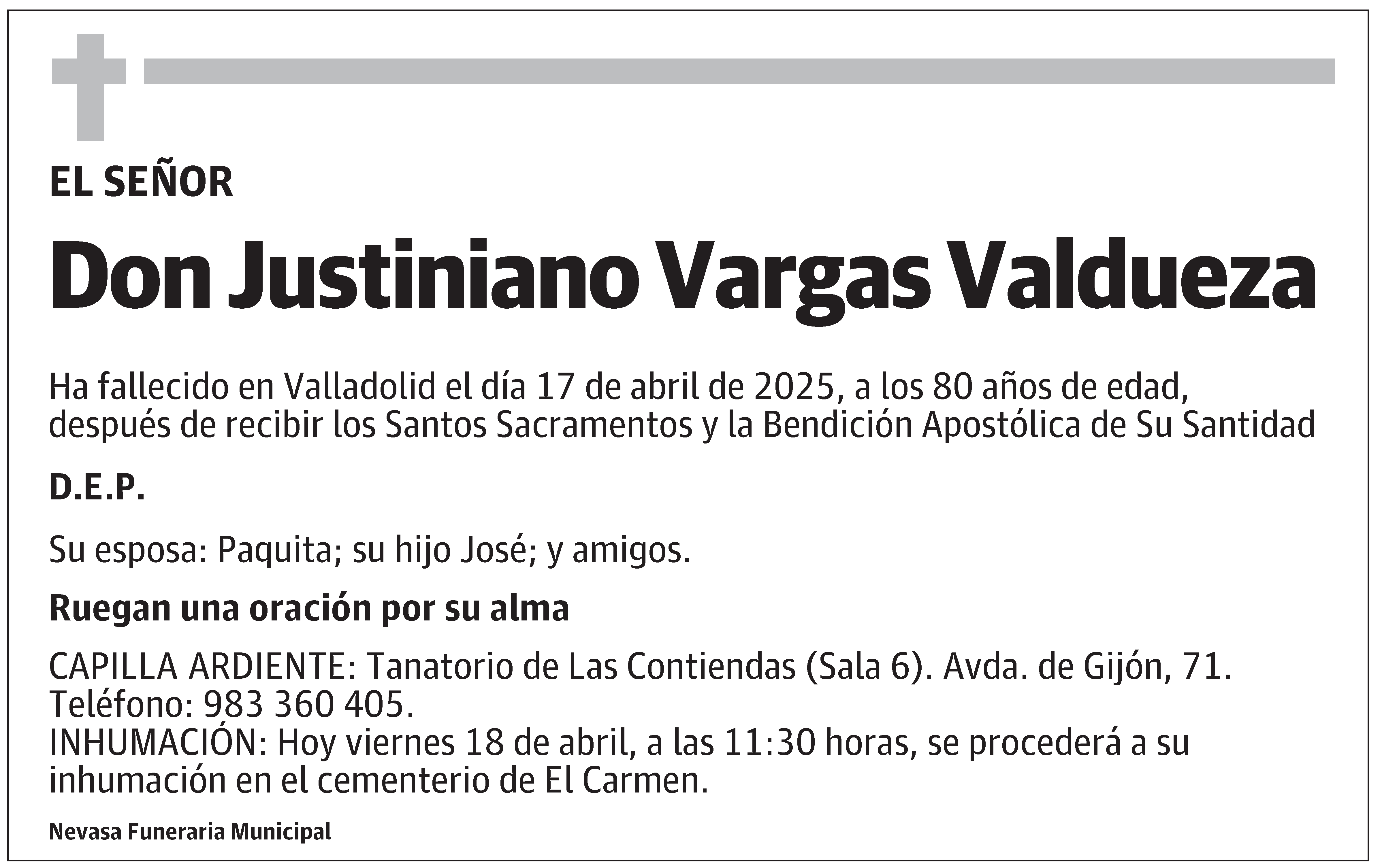 Justiniano Vargas Valdueza
