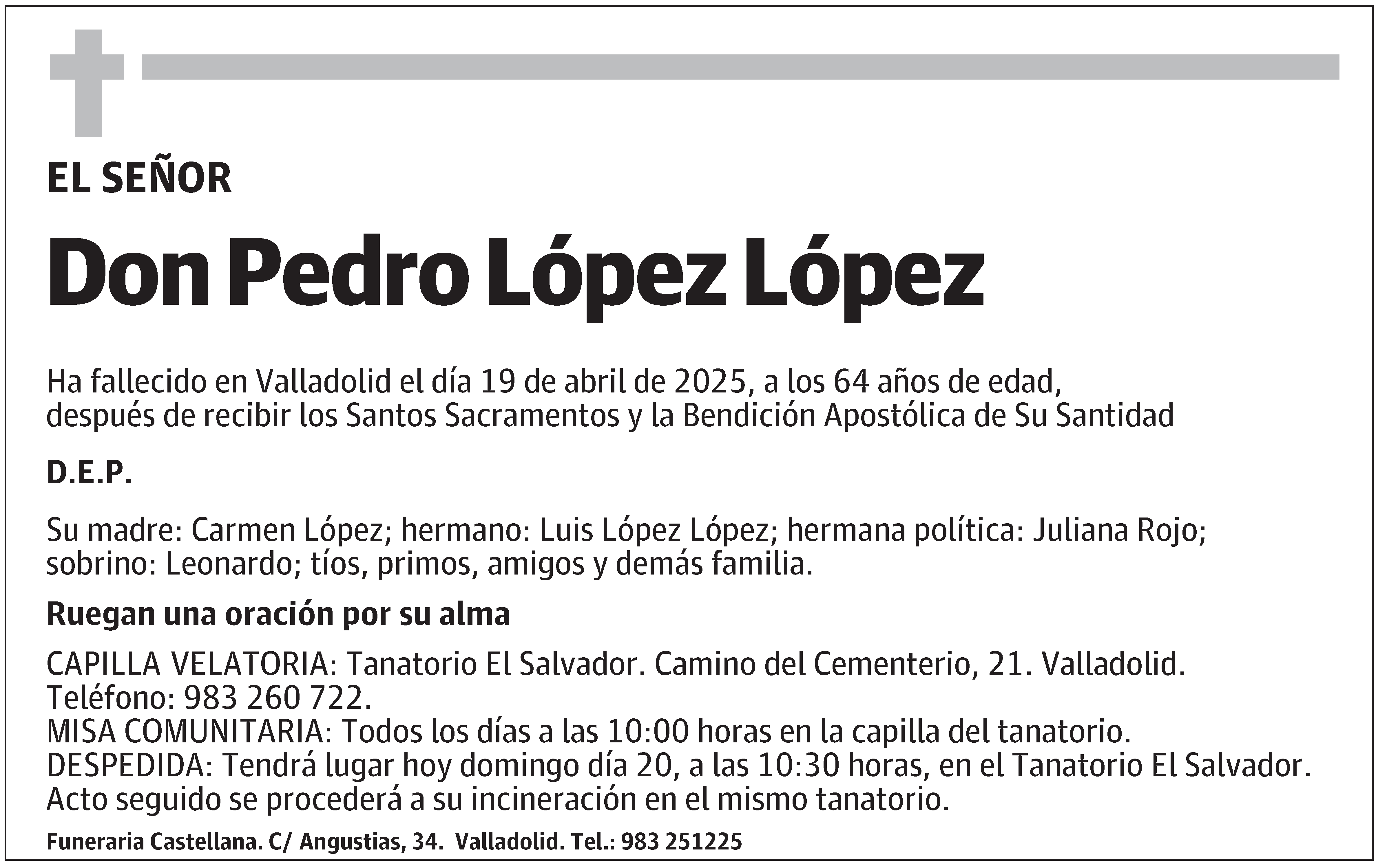 Pedro López López