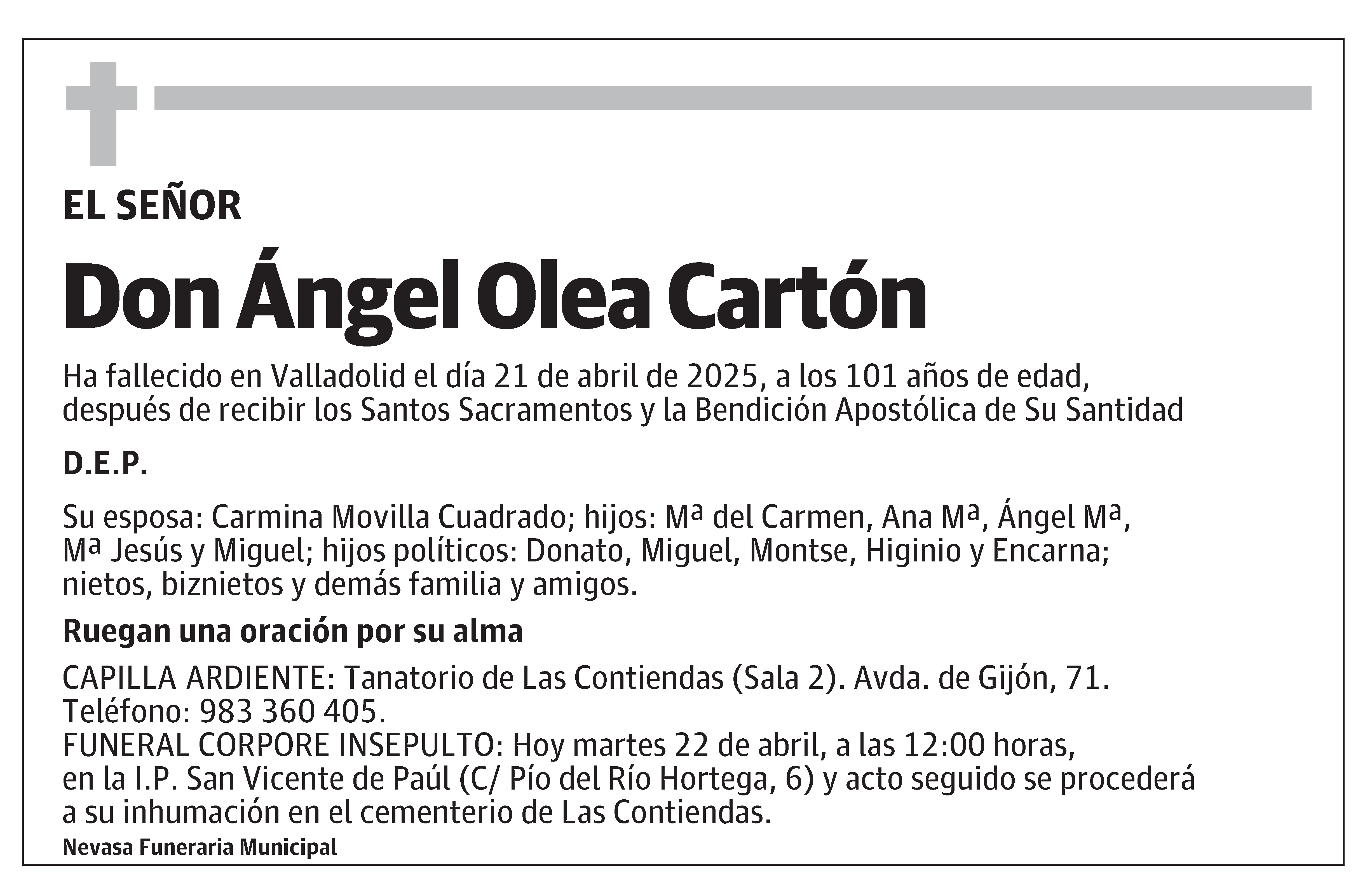 Ángel Olea Cartón