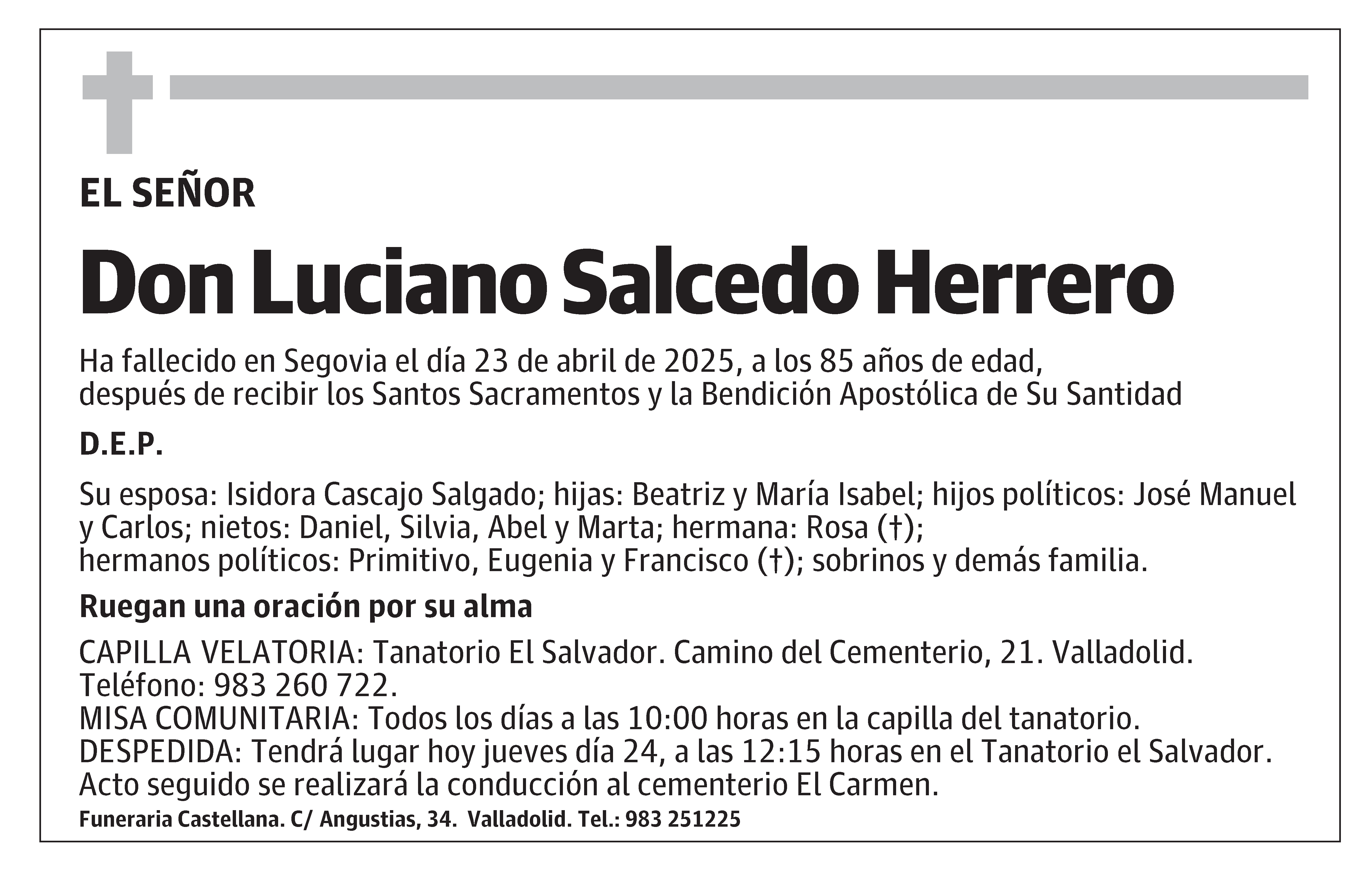 Luciano Salcedo Herrero