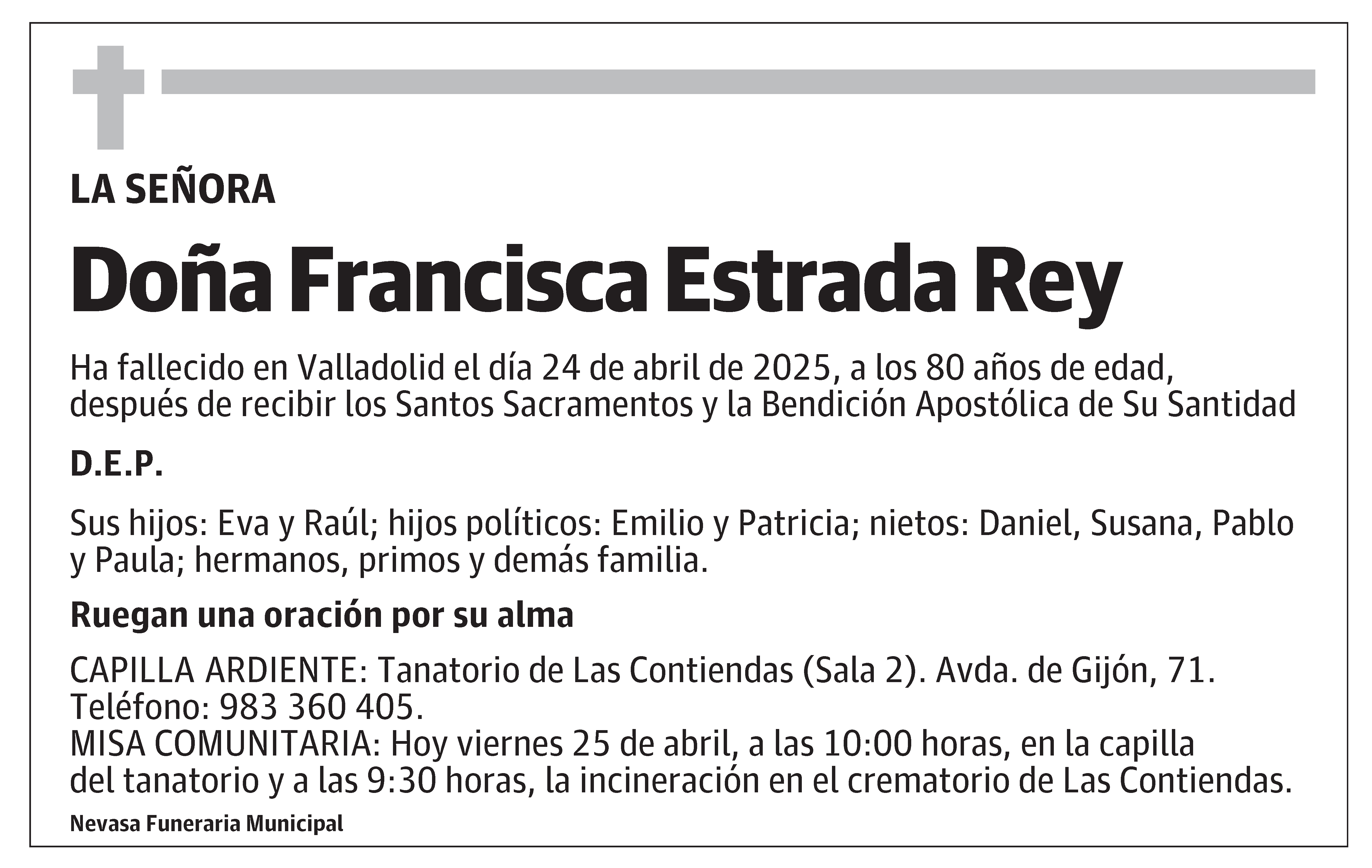Francisca Estrada Rey