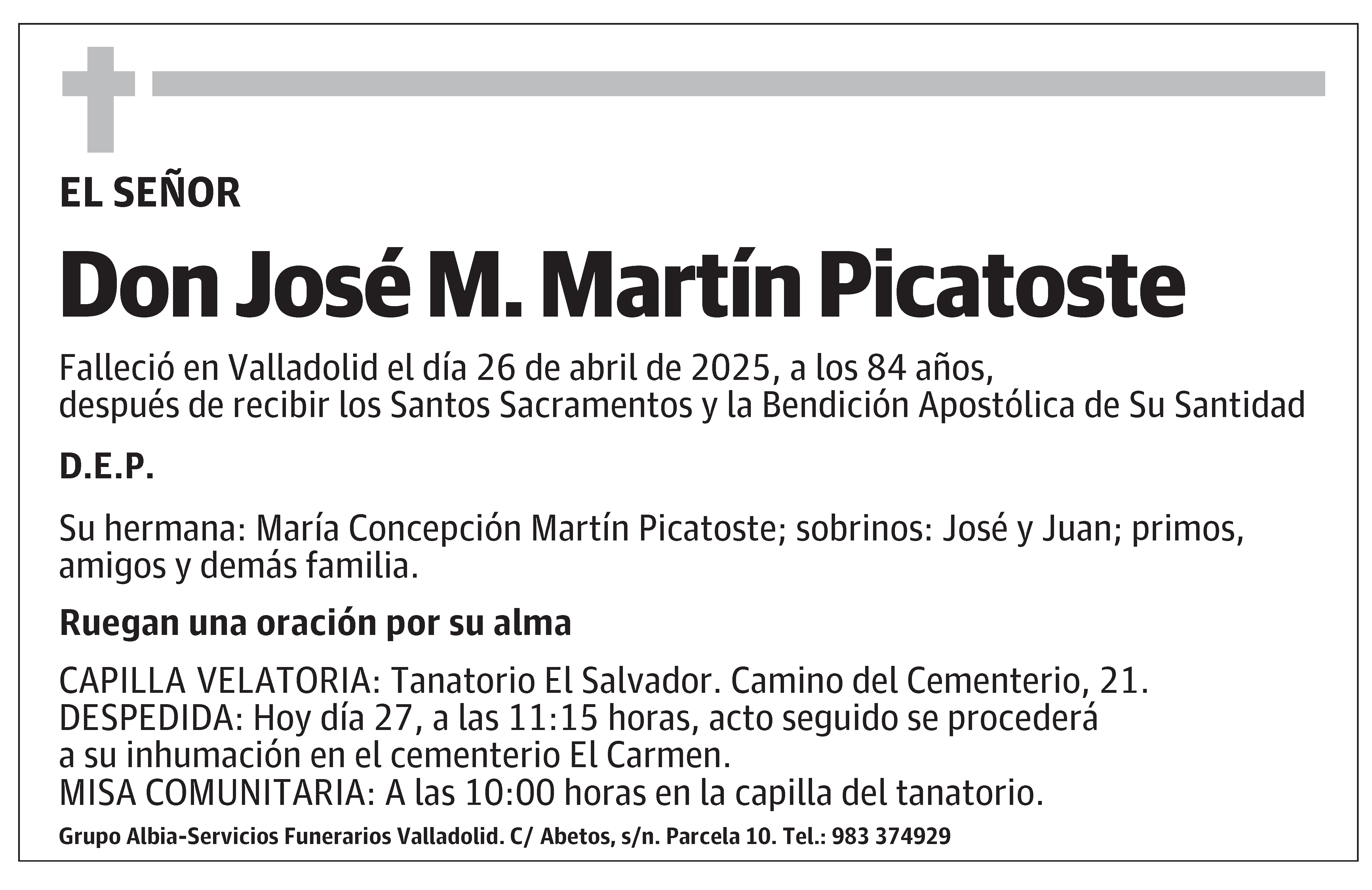José M. Martín Picatoste