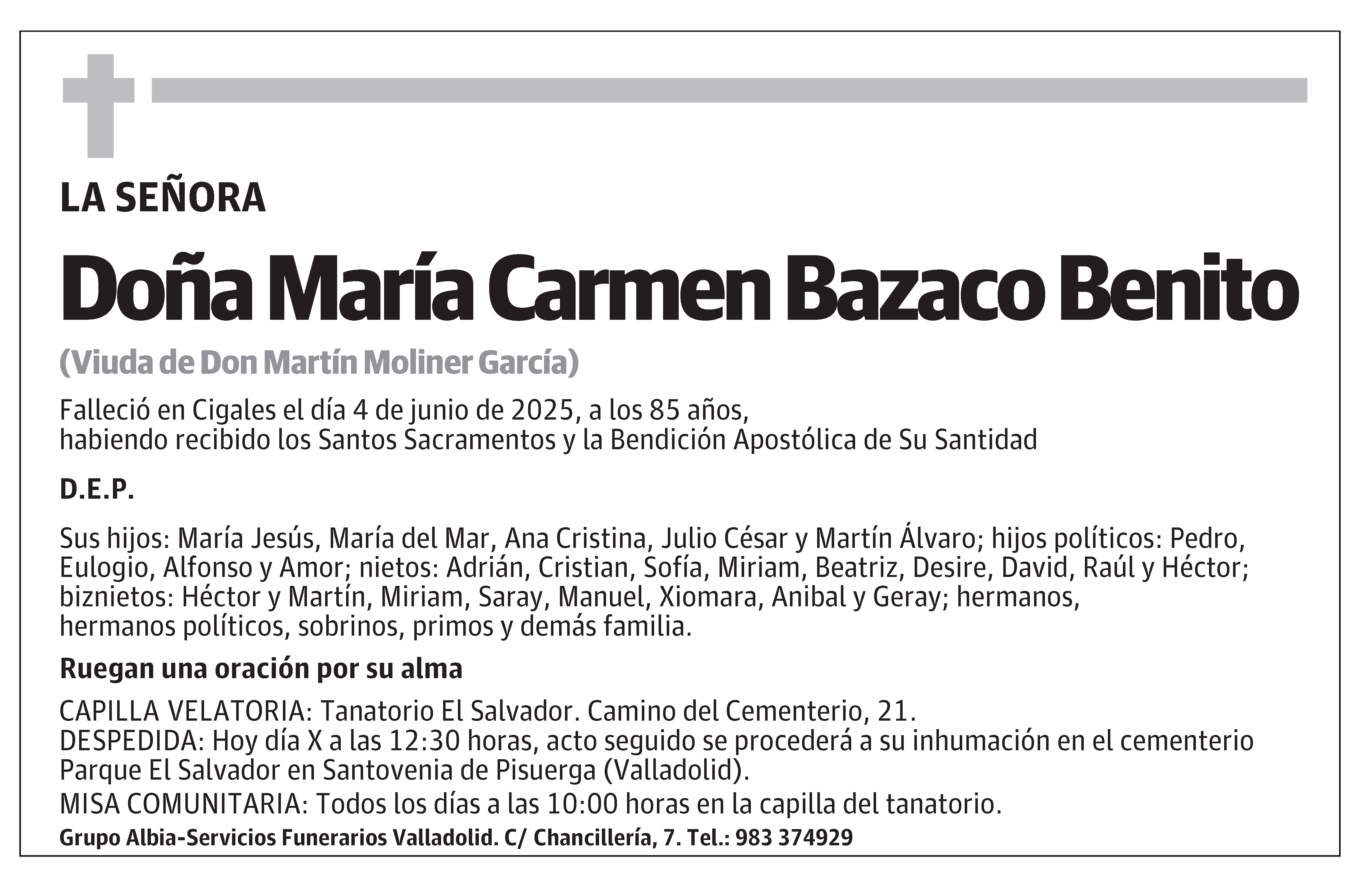 María Carmen Bazaco Benito