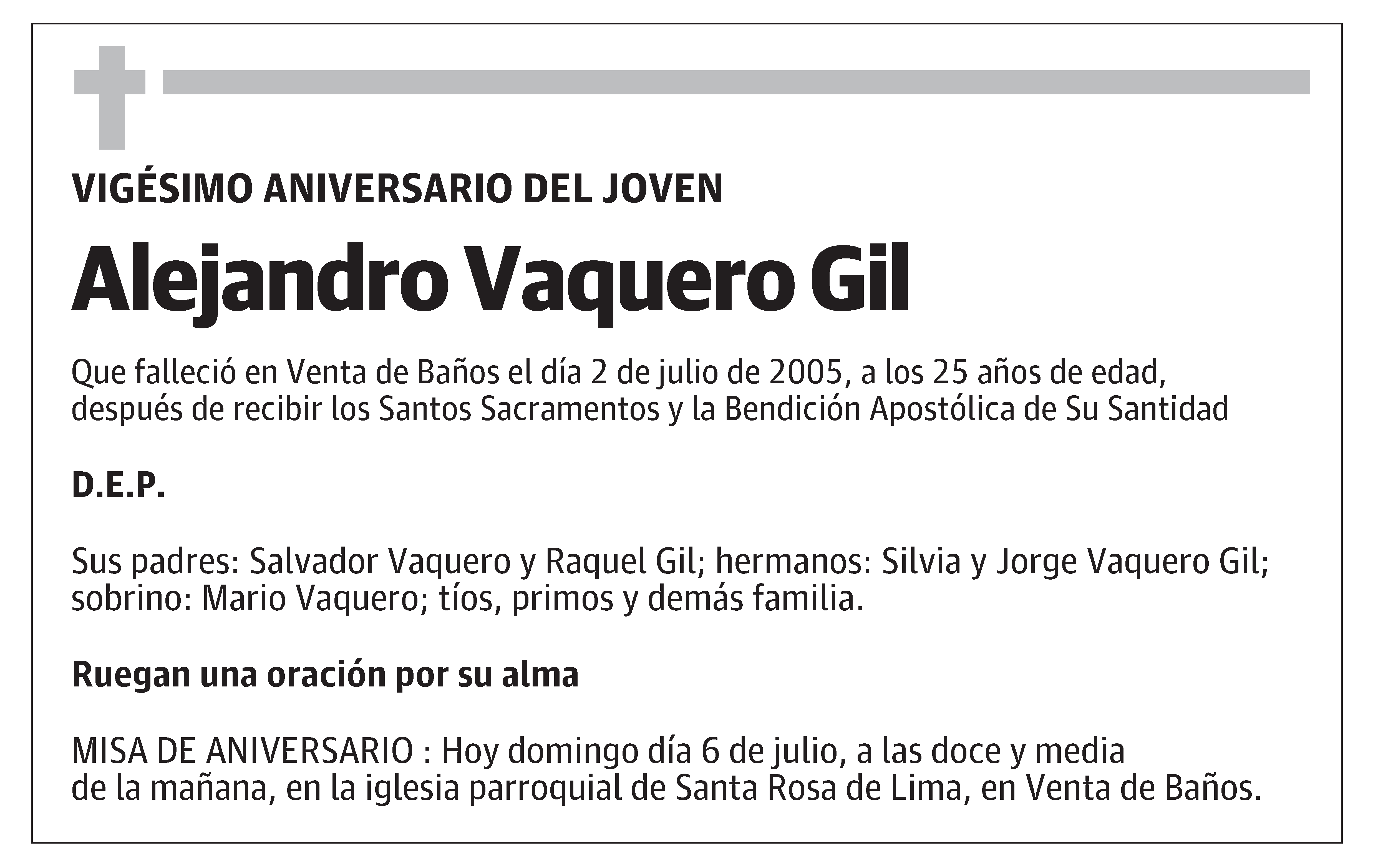 Alejandro Vaquero Gil