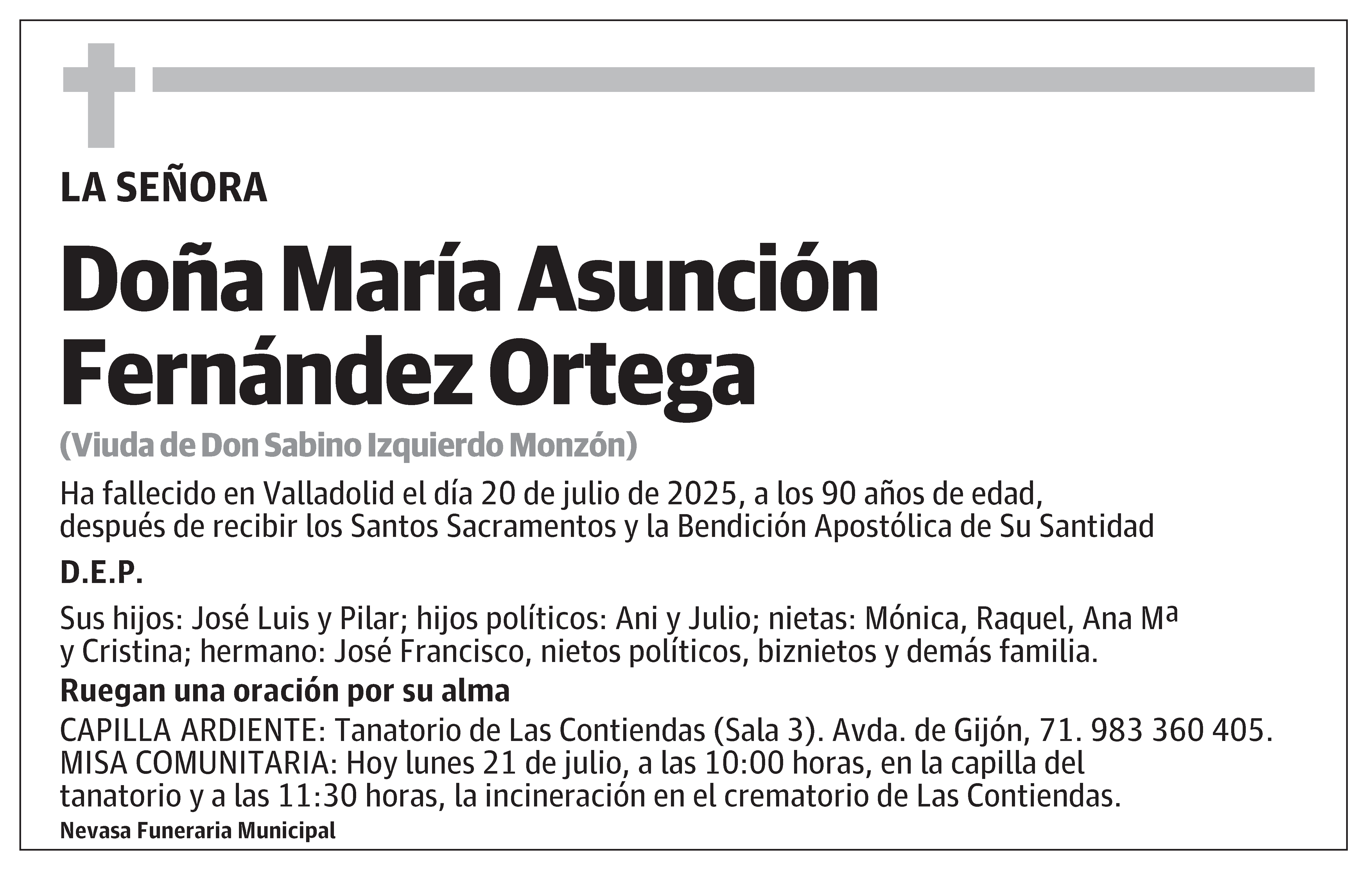 María Asunción Fernández Ortega