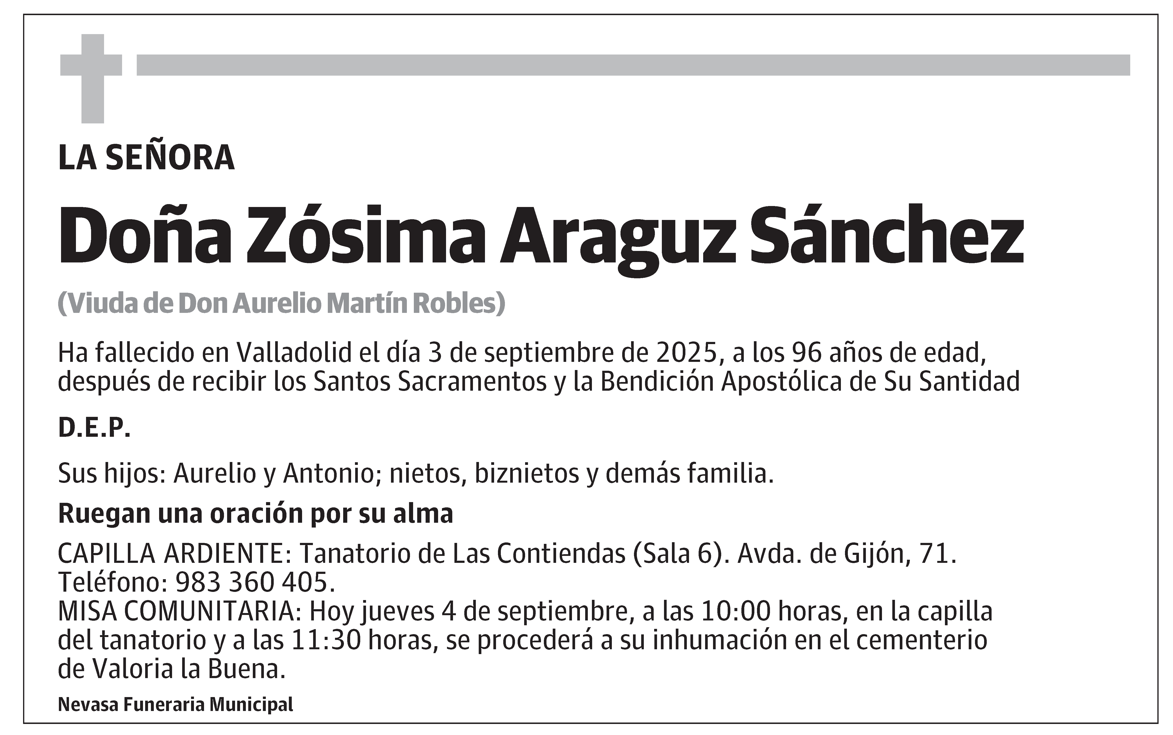 Zósima Araguz Sánchez