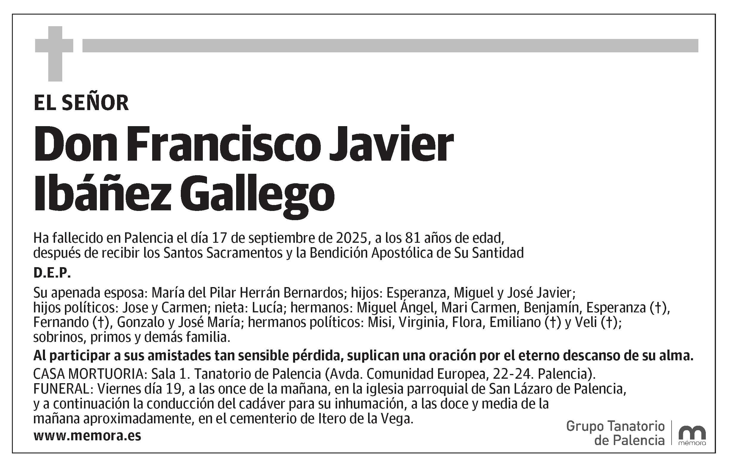 Francisco Javier Ibáñez Gallego