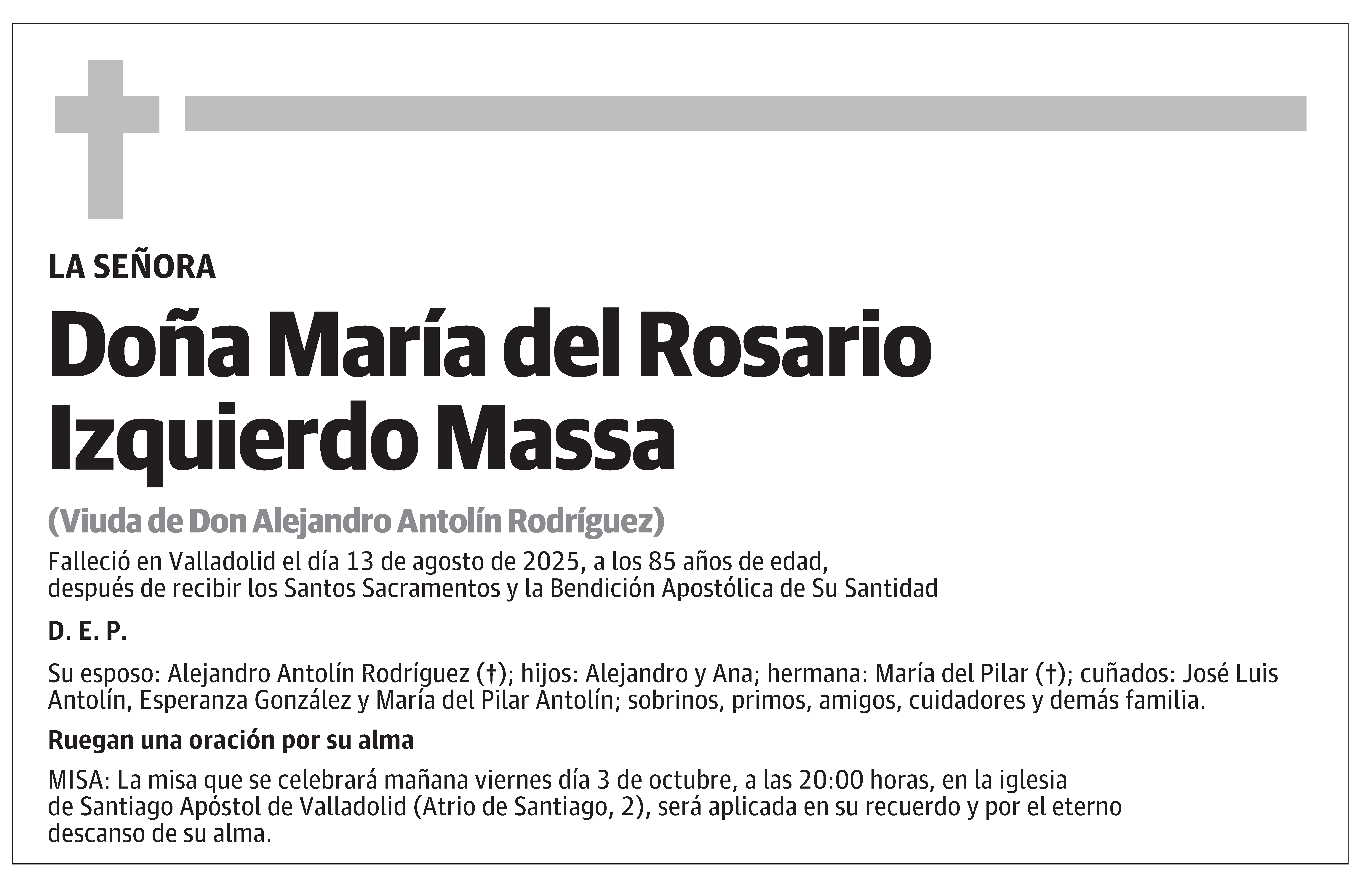 María del Rosario Izquierdo Massa