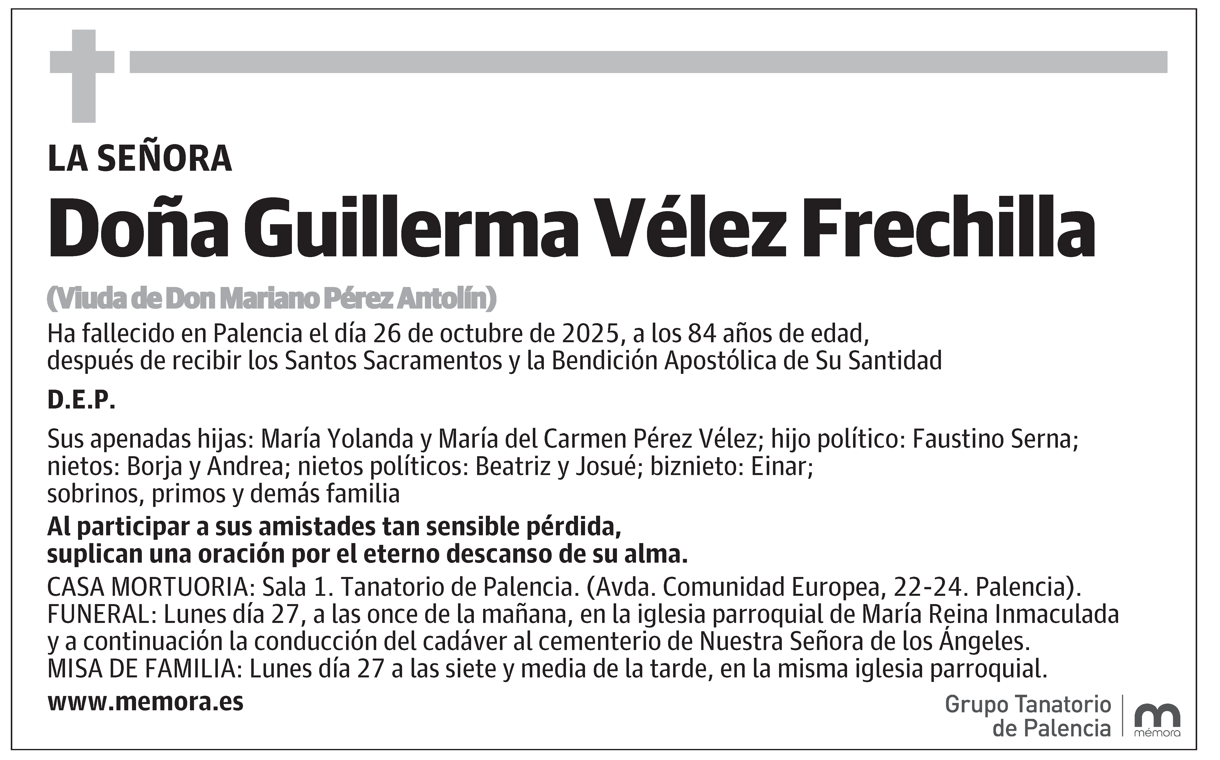 Guillerma Vélez Frechilla