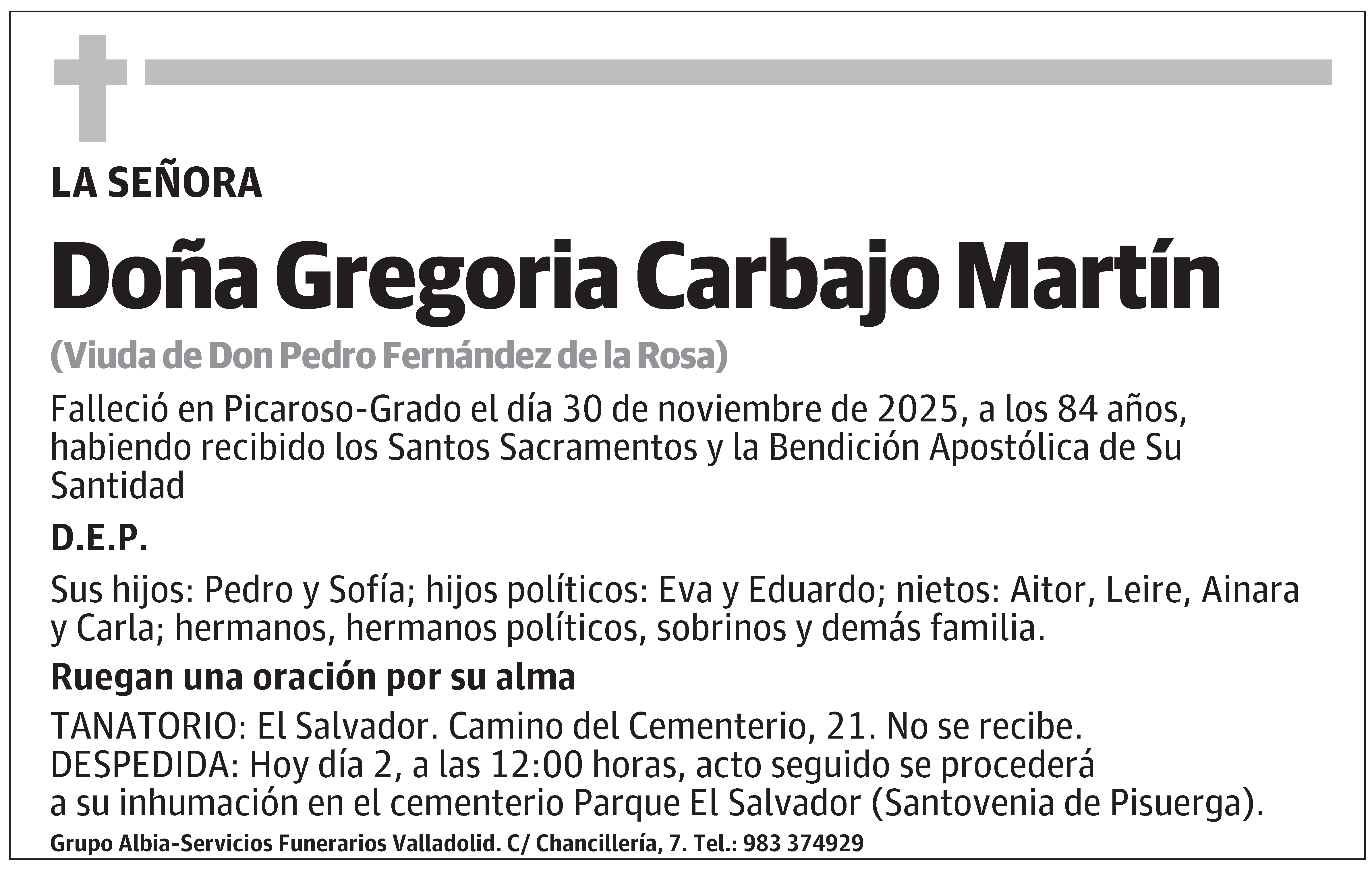 Gregoria Carbajo Martín