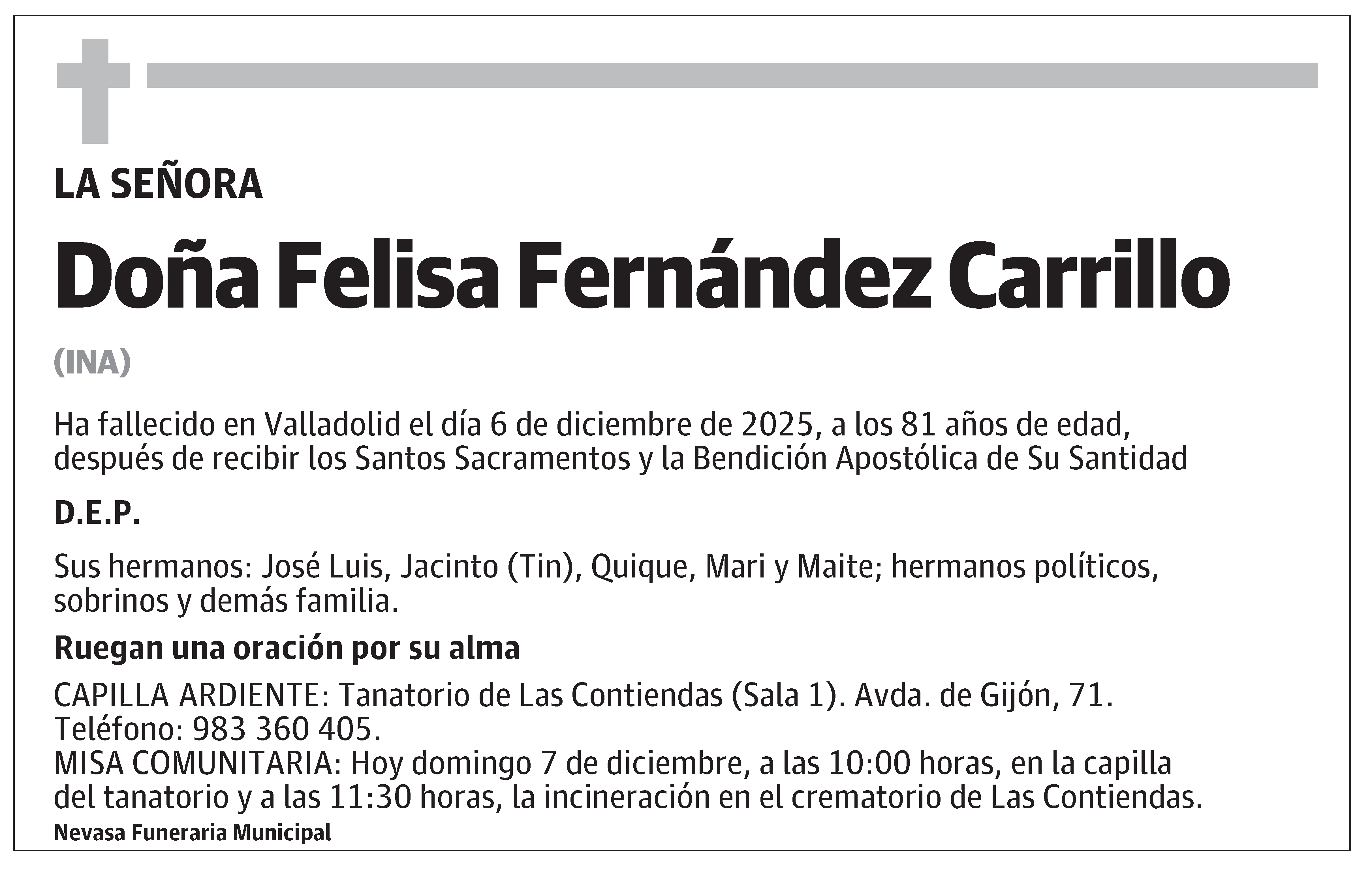 Felisa Fernández Carrillo