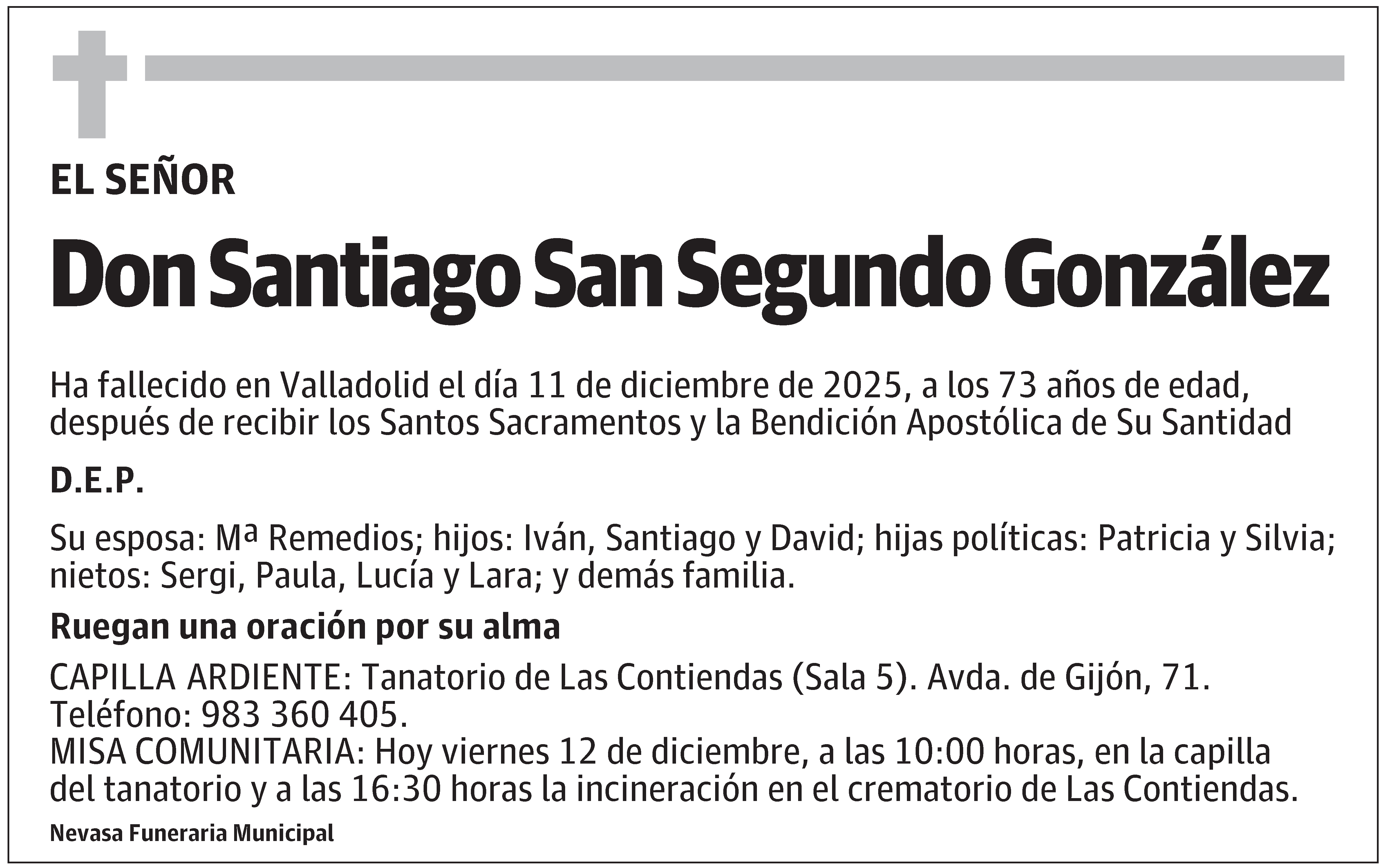 Santiago San Segundo González