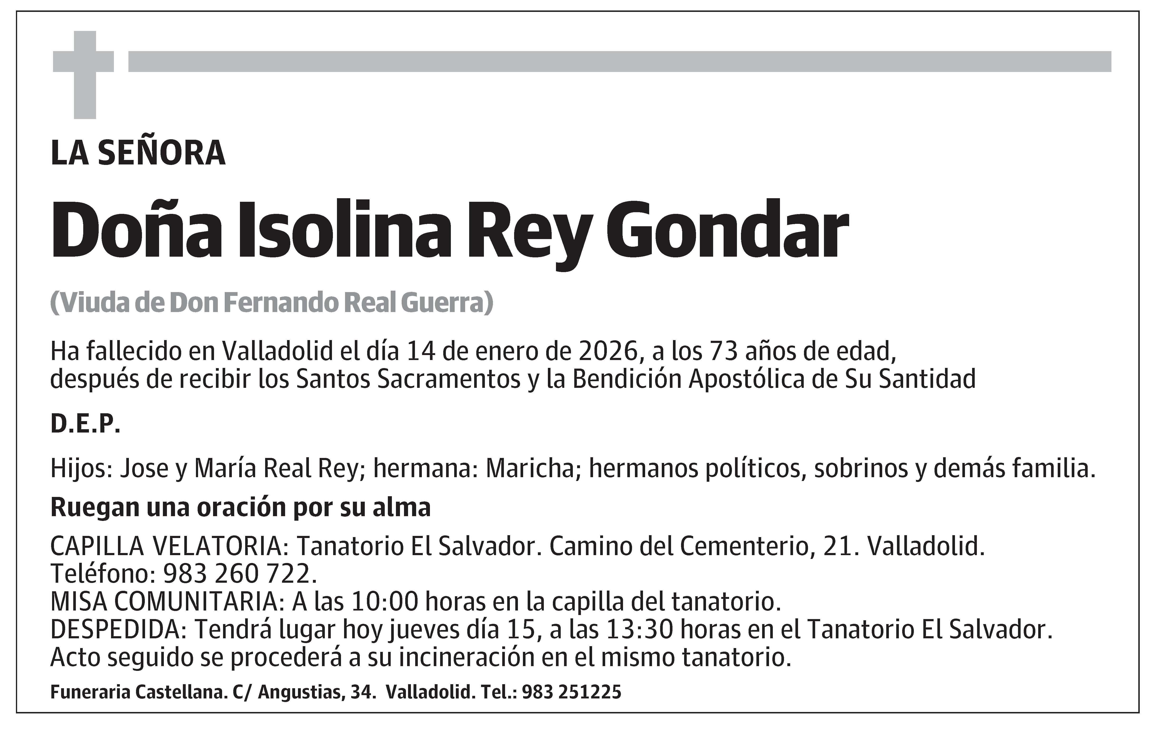 Isolina Rey Gondar