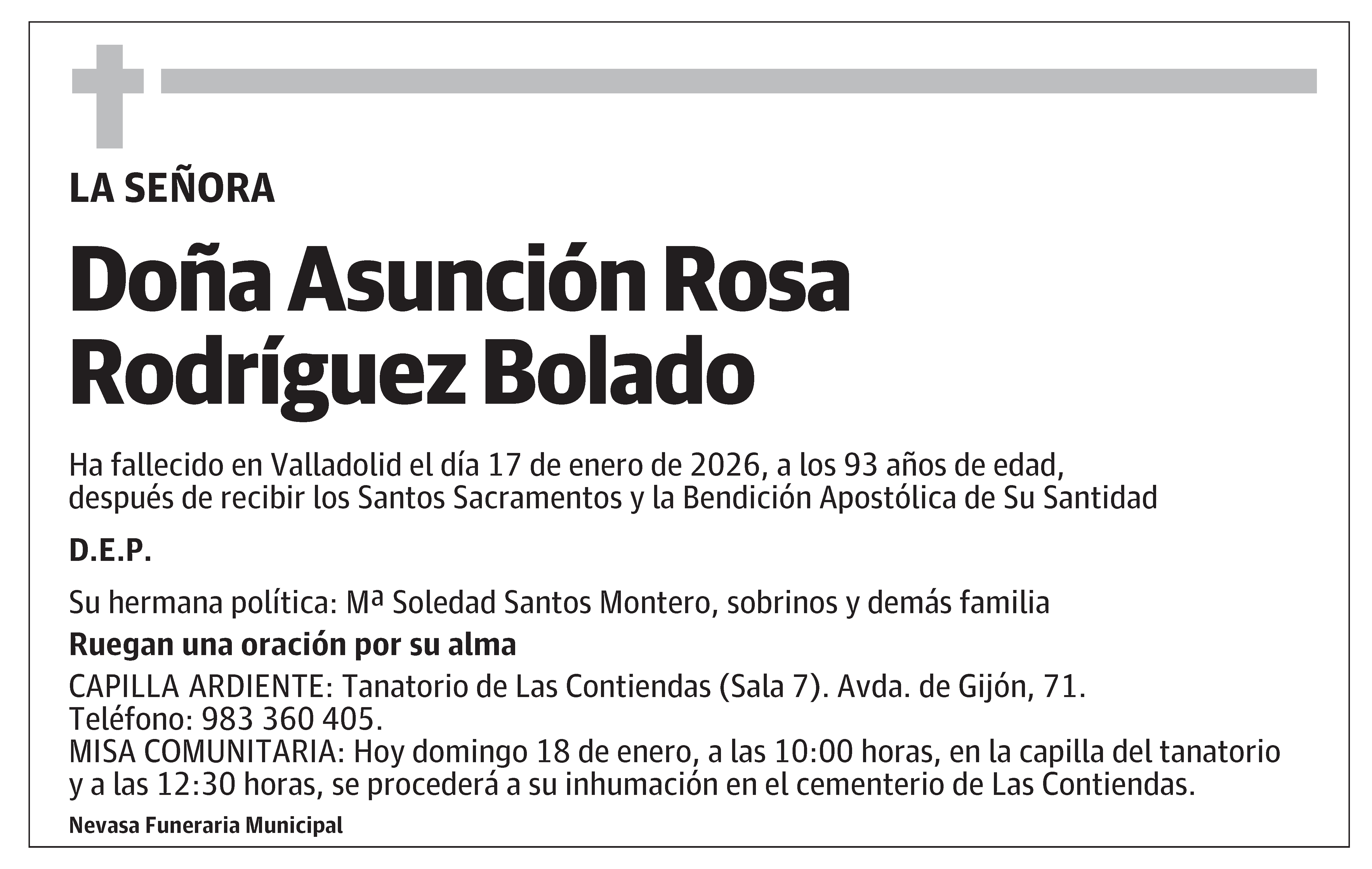 Asunción Rosa Rodríguez Bolado