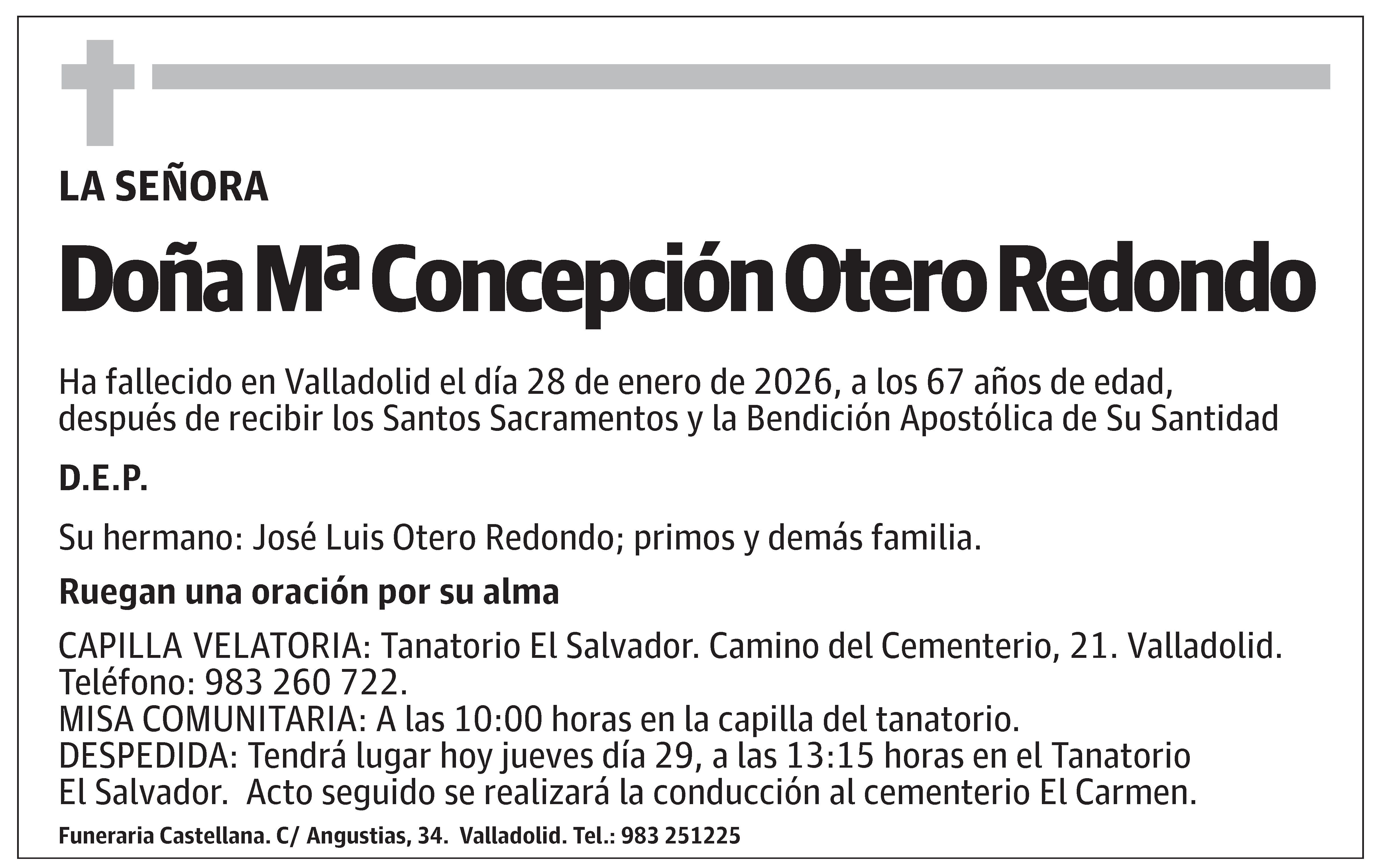 Mª Concepción Otero Redondo