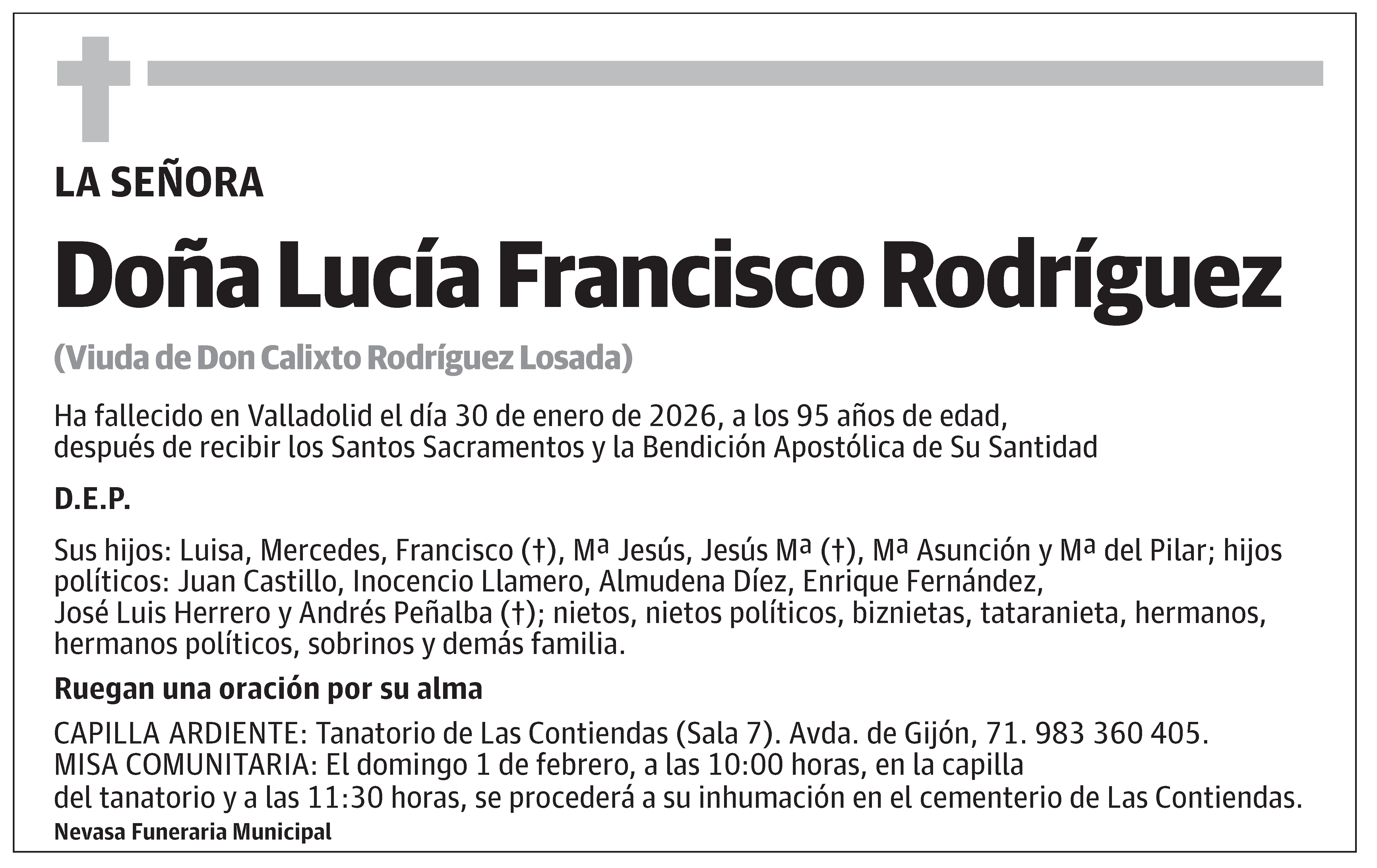 Lucía Francisco Rodríguez