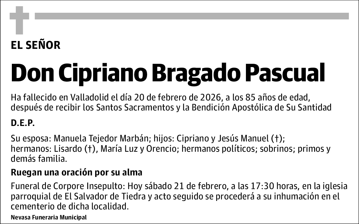 Cipriano Bragado Pascual