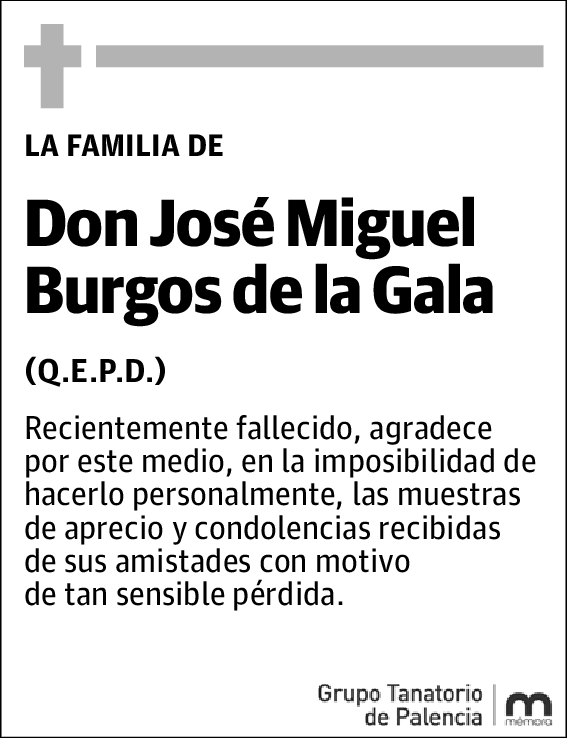 José Miguel Burgos de la Gala