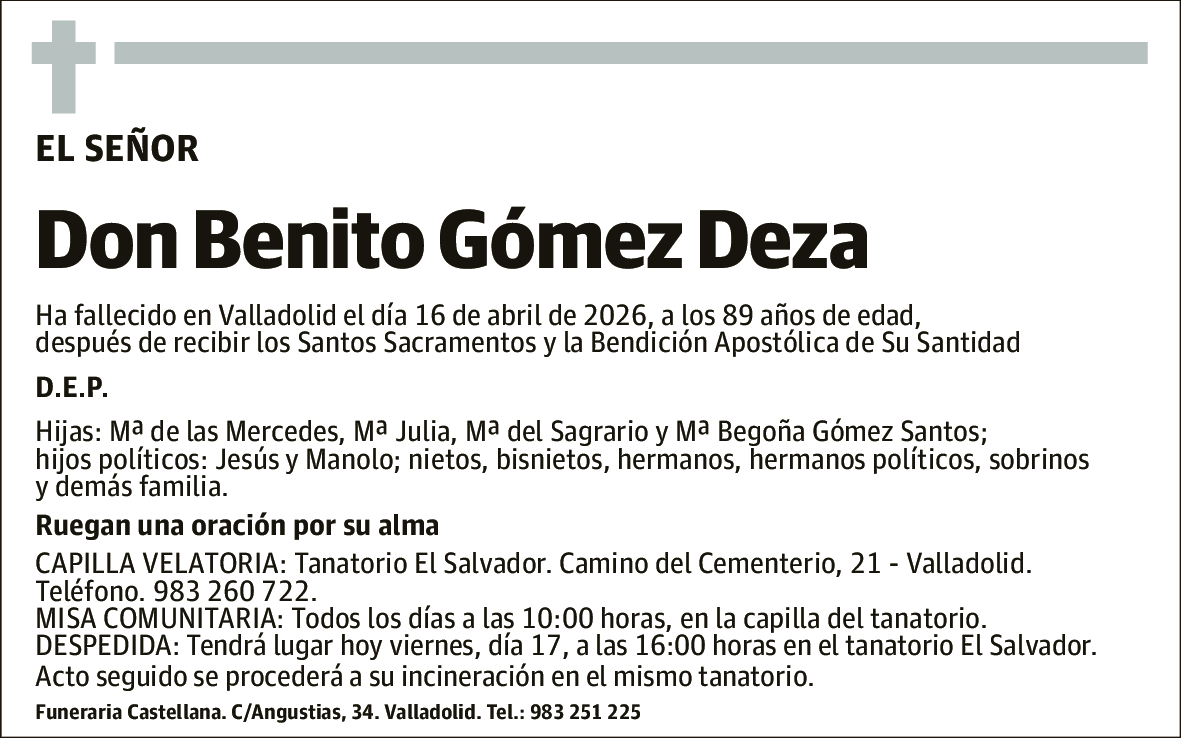 Benito Gómez Deza