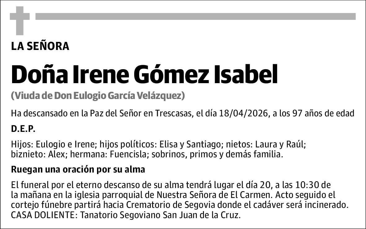 Irene Gómez Isabel