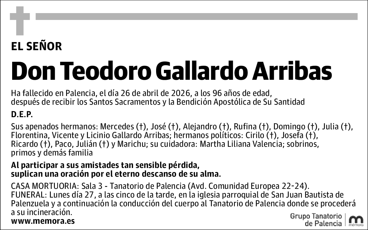 Teodoro Gallardo Arribas