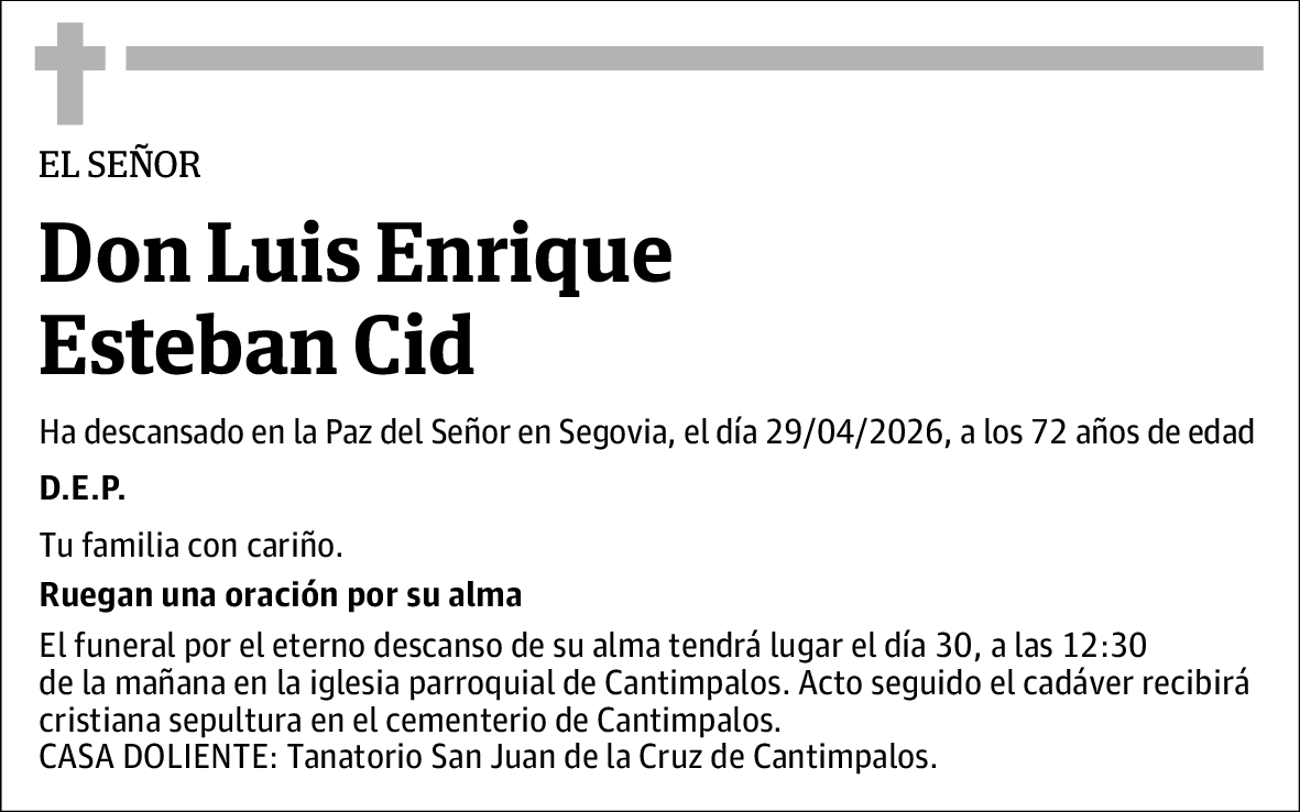 Luis Enrique Esteban Cid