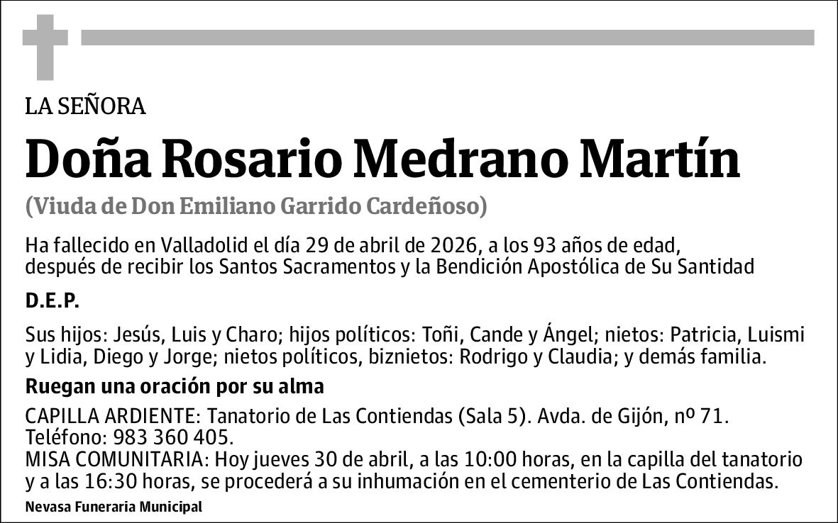 Rosario Medrano Martín