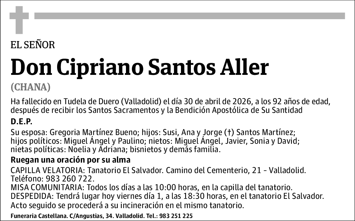 Cipriano Santos Aller