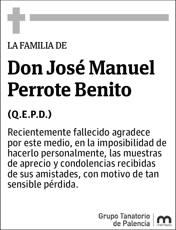 Jose Manuel Perrote Benito