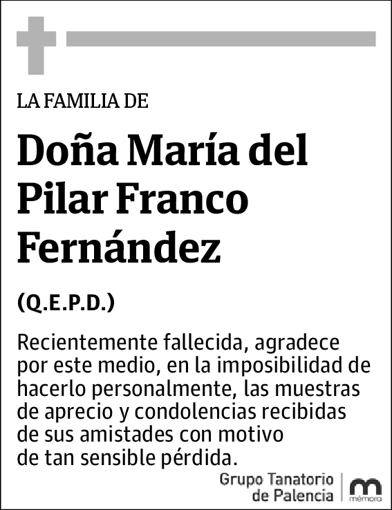 María del Pilar Franco Fernández