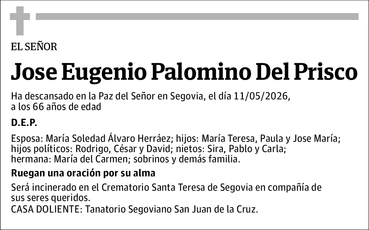 Jose Eugenio Palomino del Prisco