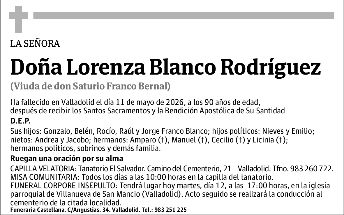 Lorenza Blanco Rodríguez