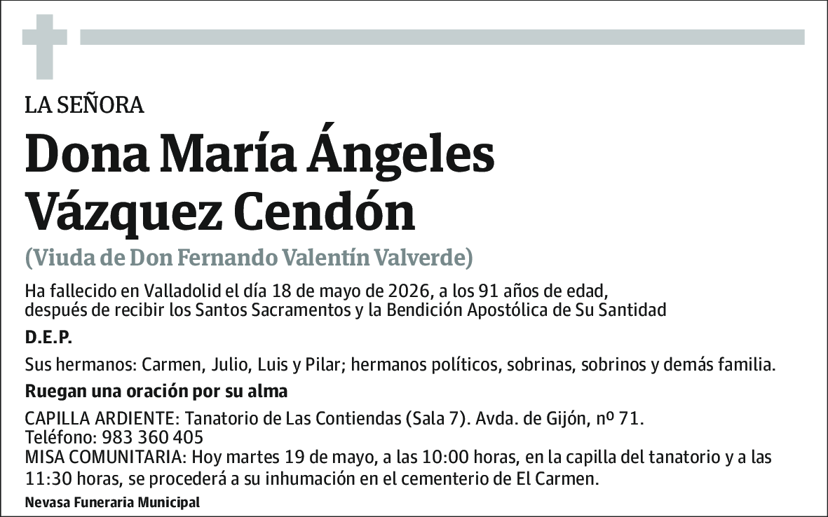 María Ángeles Vázquez Cendón